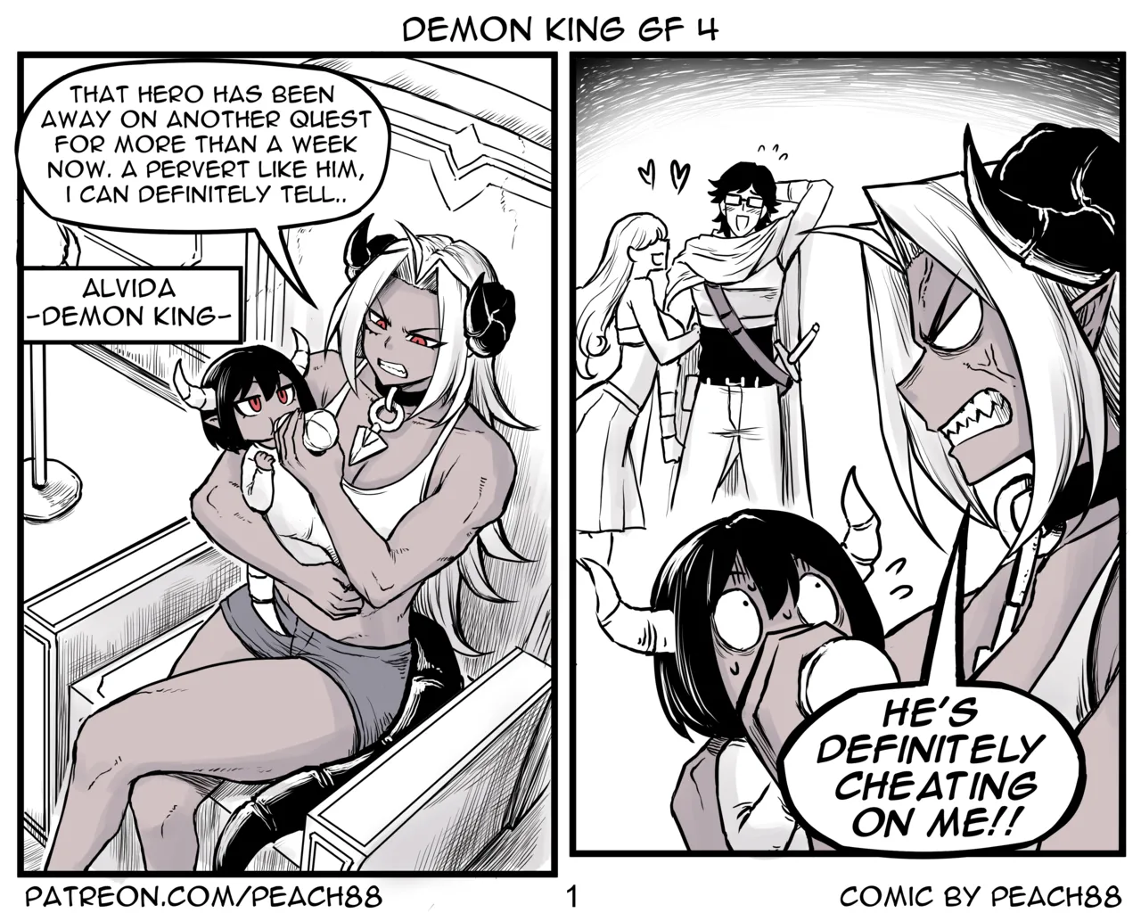 Demon King GF page 70 original parody - sole female sole male hentai manga - read online free