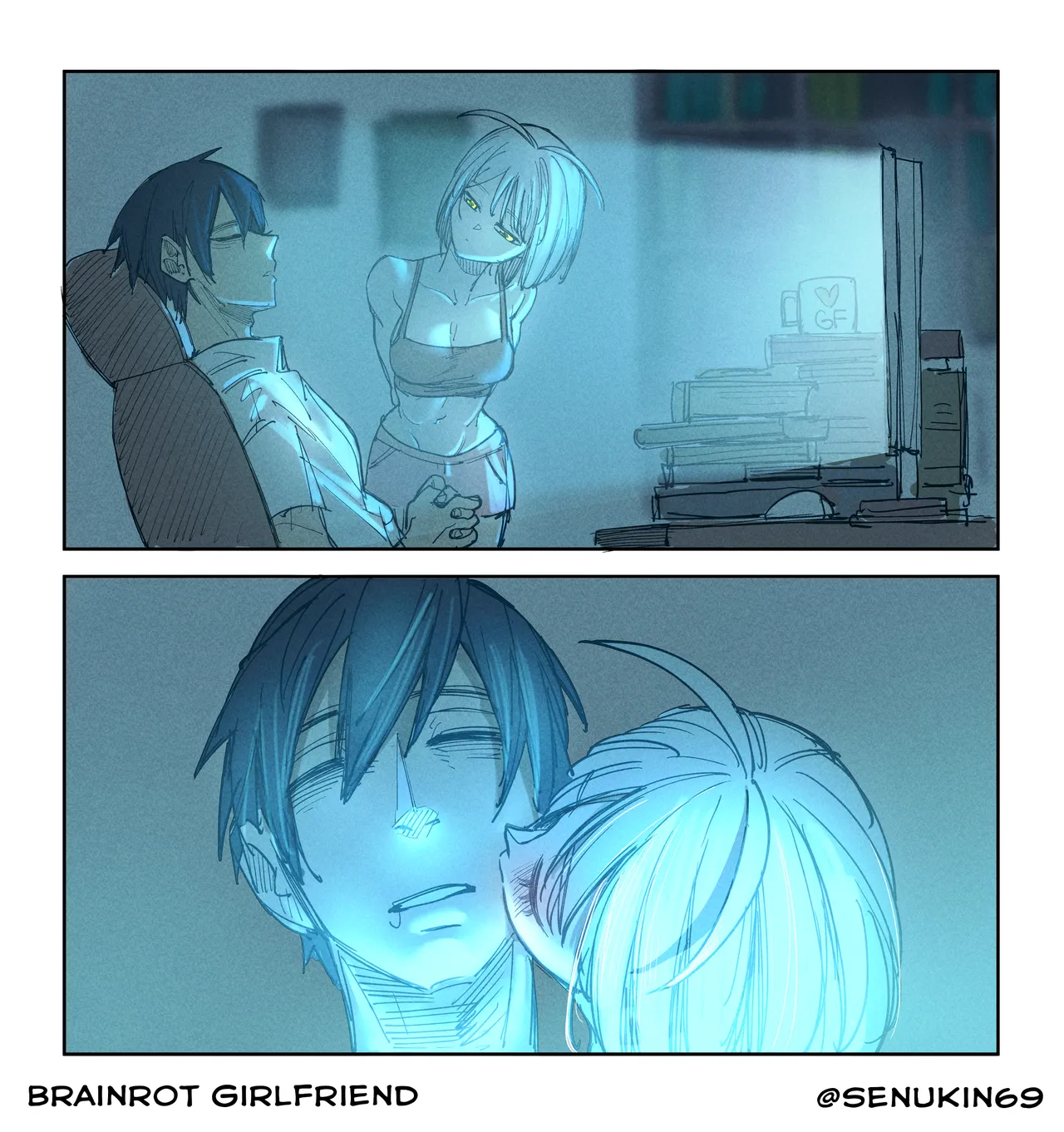 Brainrot Girlfriend page 42 original parody - sole female sole male hentai manga - read online free