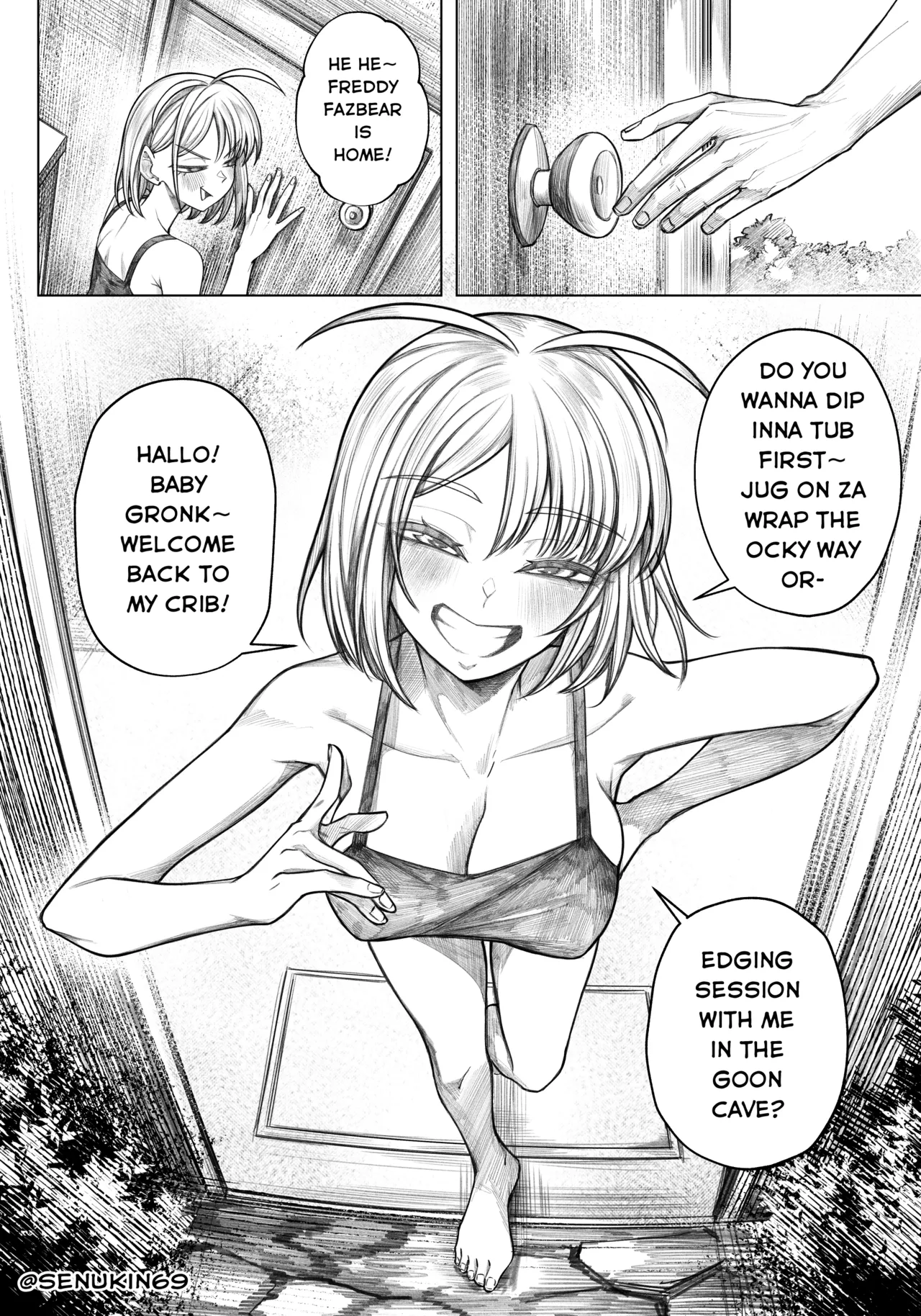 Brainrot Girlfriend page 47 original parody - sole female sole male hentai manga - read online free