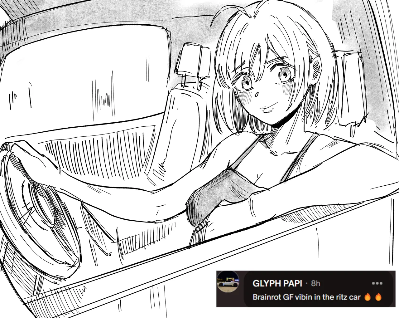 Brainrot Girlfriend page 66 original parody - big breasts hotpants hentai manga - read online free