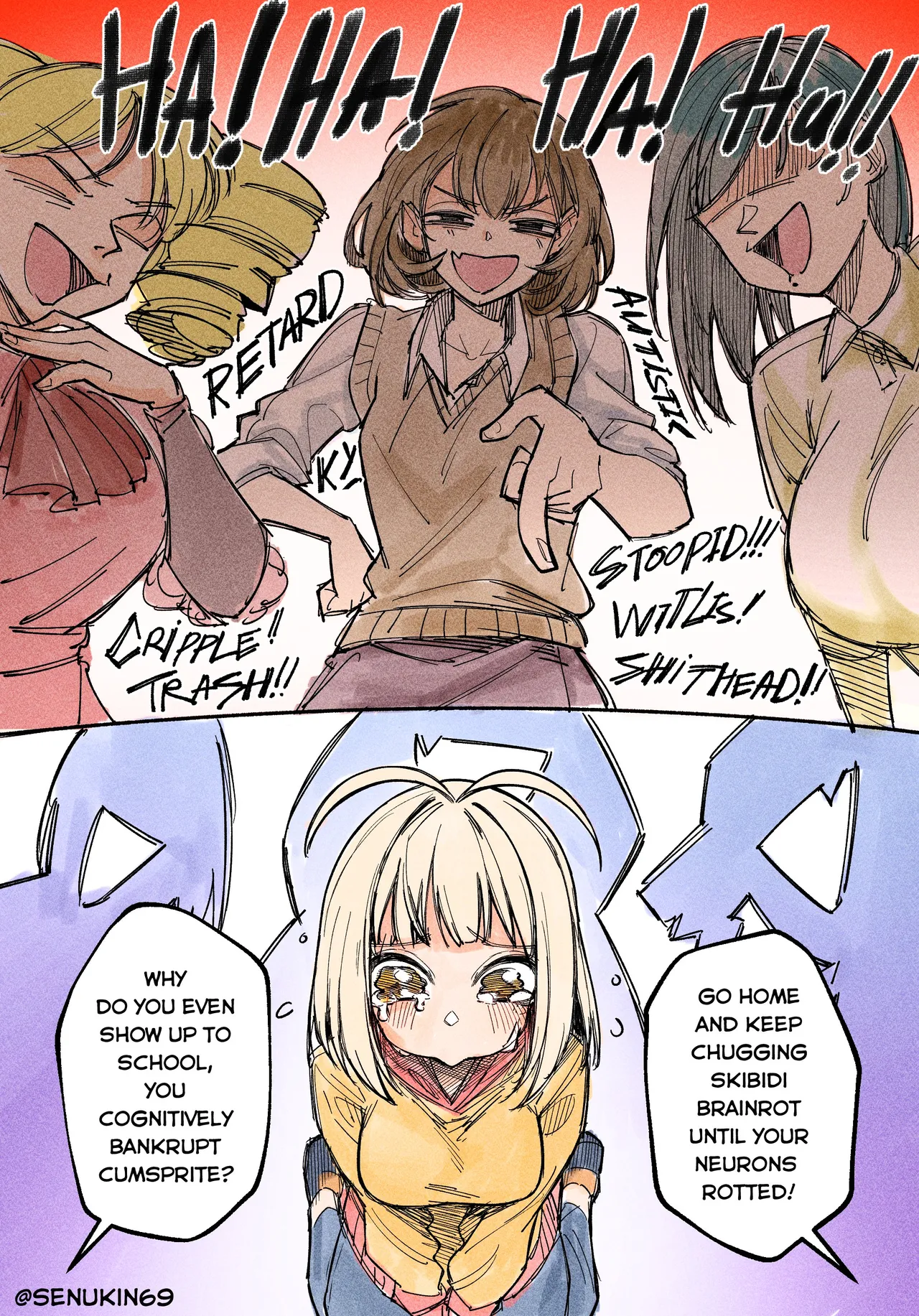 Brainrot Girlfriend page 70 original parody - sole female sole male hentai manga - read online free