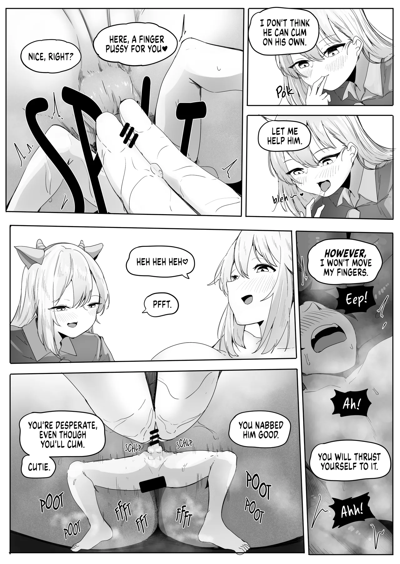 Omise no Ko ga Minna Ookikute Ai ga Omoi | All the girls in the store are big and yandere page 48 original parody - squirting shrinking hentai manga - read online free