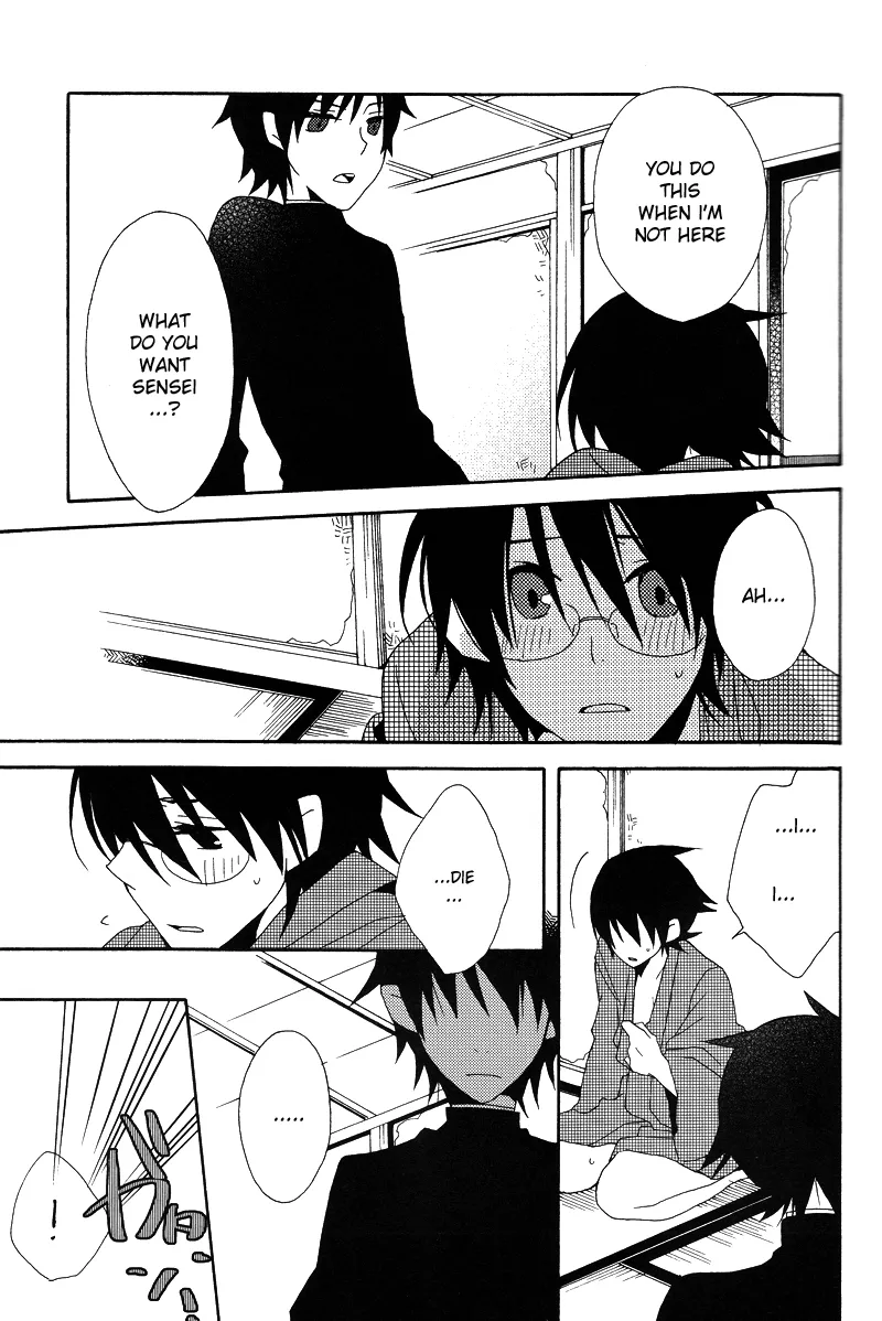 Hakanashigoto Wa Kanagoto page 13 featuring nozomu itoshiki sayonara zetsubou sensei parody - glasses teacher hentai manga - read online free