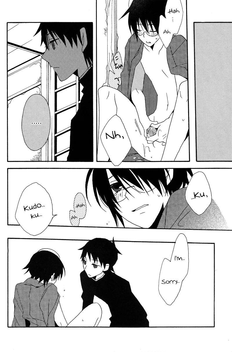 Hakanashigoto Wa Kanagoto page 16 featuring nozomu itoshiki sayonara zetsubou sensei parody - schoolboy uniform glasses hentai manga - read online free