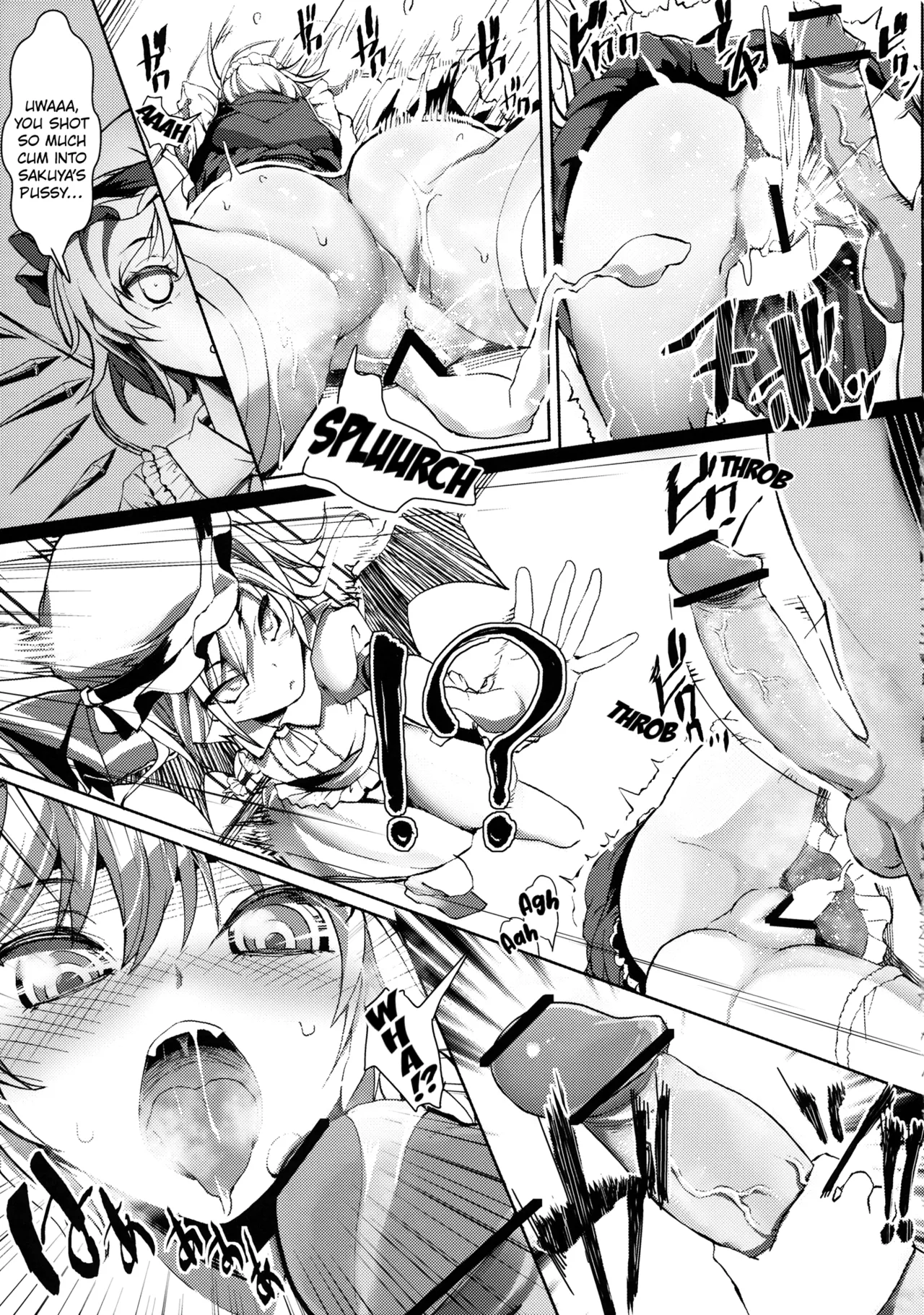Gensoukyou Kouryaku Sakusen - Sakuya, Remilia, Flandre Hen page 14 featuring flandre scarlet touhou project parody - stockings big breasts hentai manga - read online free