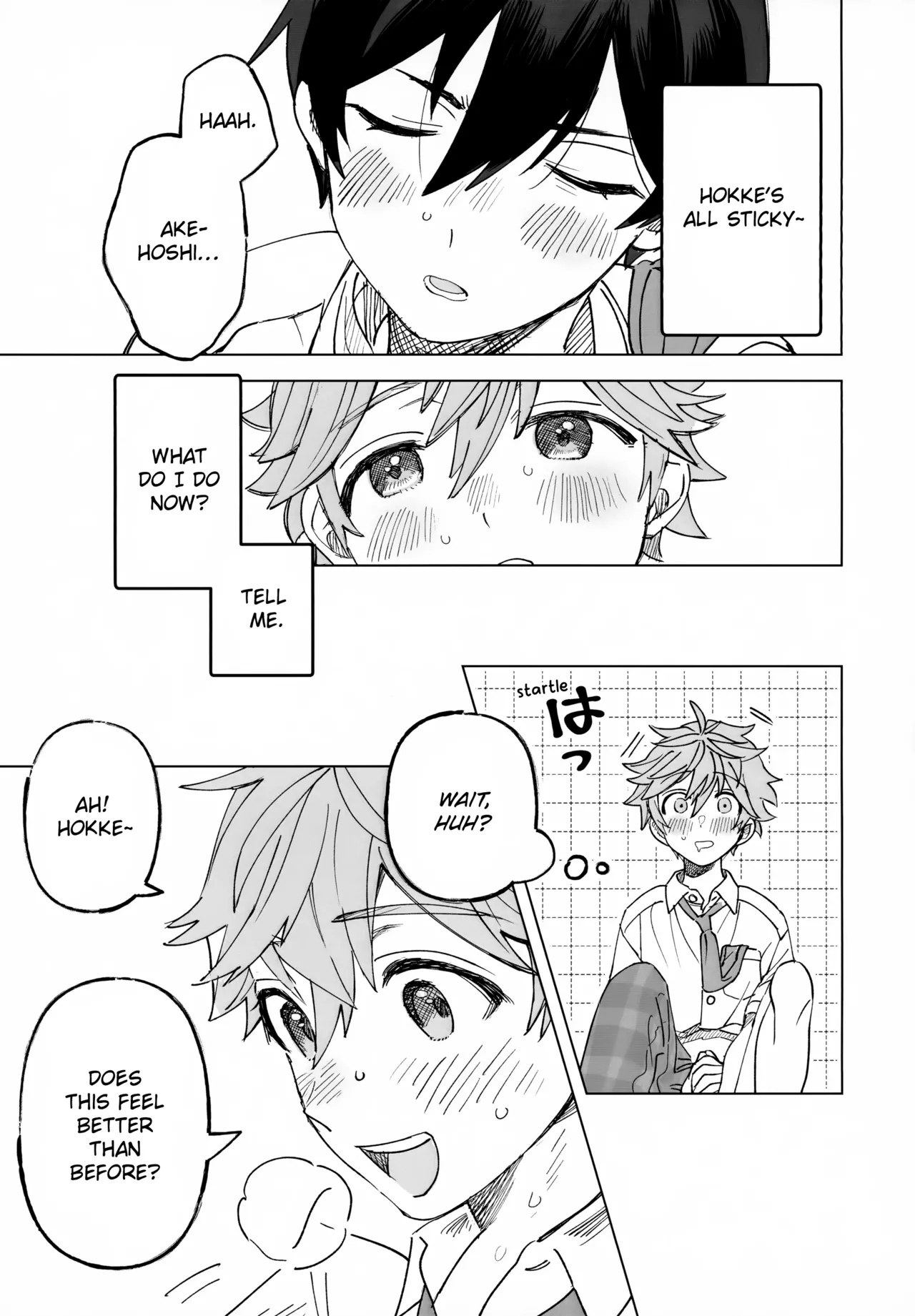 (Oretachi no X Day!!!!) [Montana (Masago)] 2-A, Houkago | 2-A, After School (Ensemble Stars!) [English] page 20 featuring subaru akehoshi ensemble stars parody - schoolboy uniform full censorship hentai manga - read online free