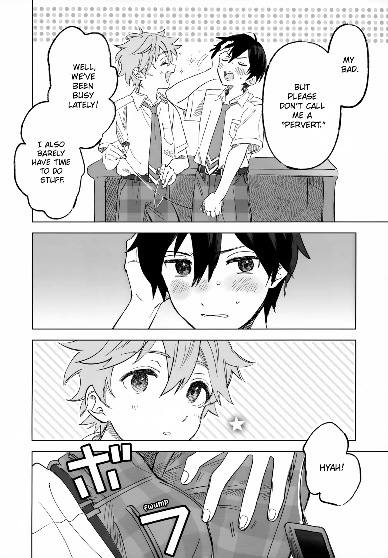 (Oretachi no X Day!!!!) [Montana (Masago)] 2-A, Houkago | 2-A, After School (Ensemble Stars!) [English] page 9 featuring subaru akehoshi ensemble stars parody - schoolboy uniform full censorship hentai manga - read online free