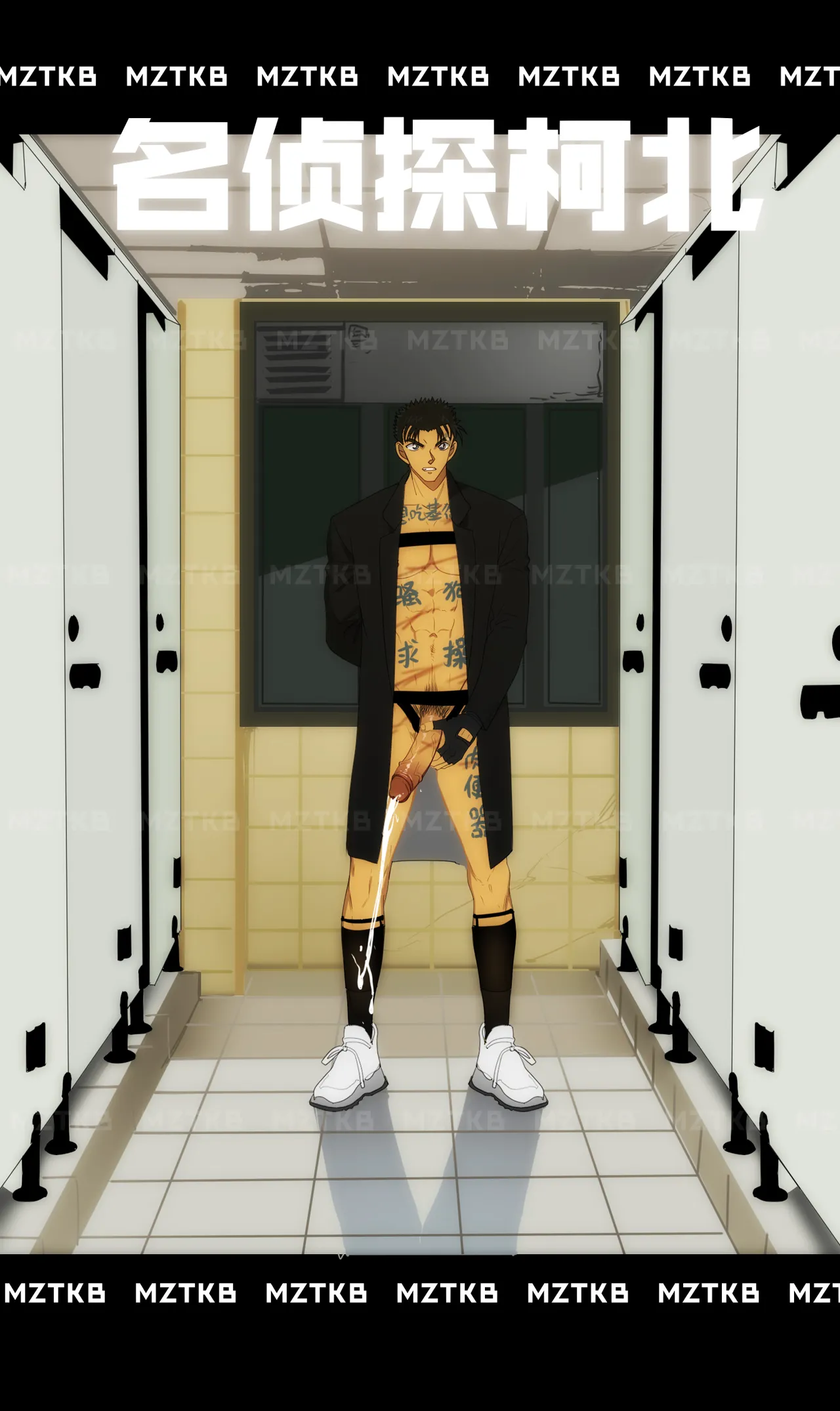 名侦探柯北 page 84 detective conan parody - dark skin males only hentai manga - read online free