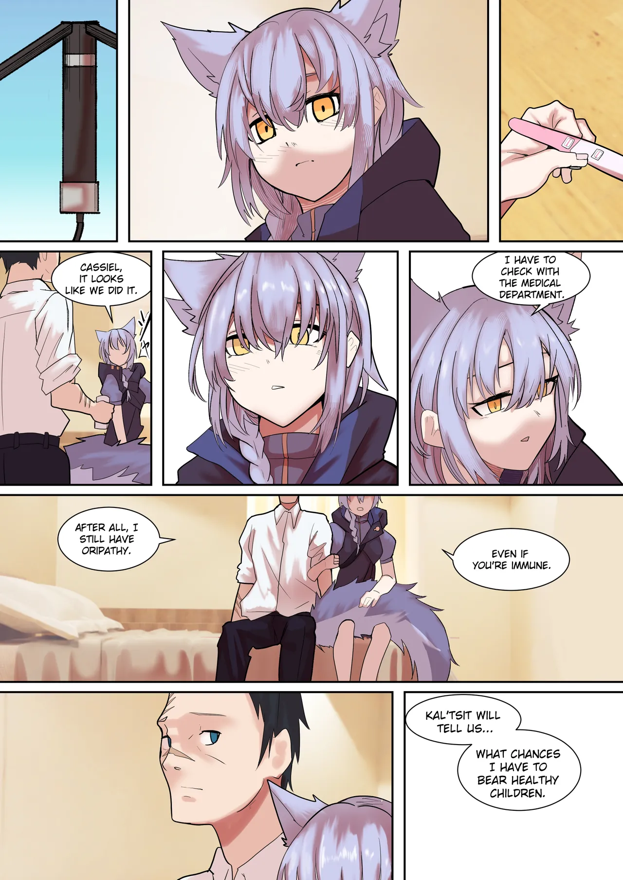 A Messenger's Healing page 22 featuring provence arknights parody - sole female sole male hentai manga - read online free