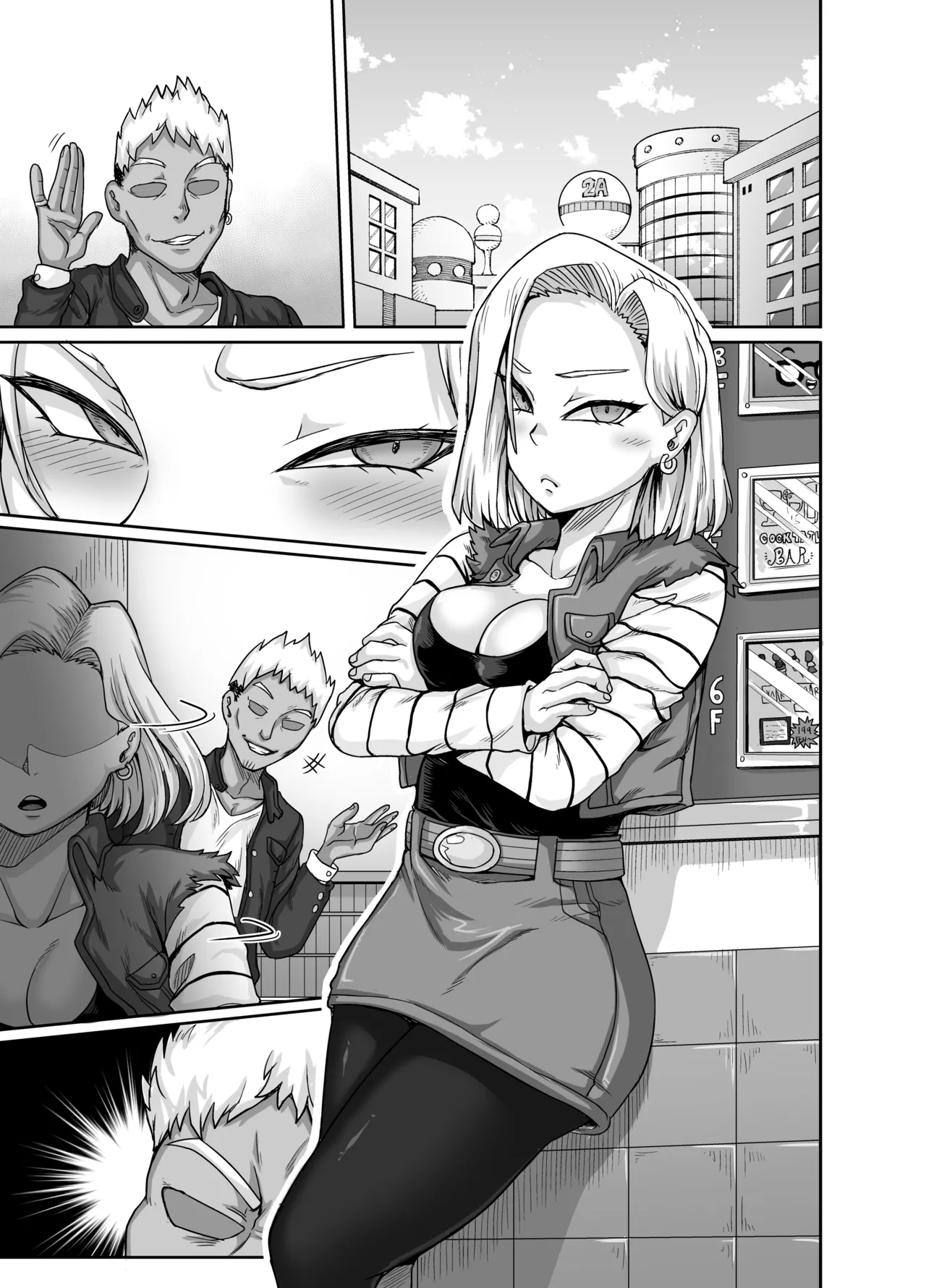 性欲に勝てないオンナ page 48 featuring android 18 dragon ball z parody - cheating prostitution hentai manga - read online free