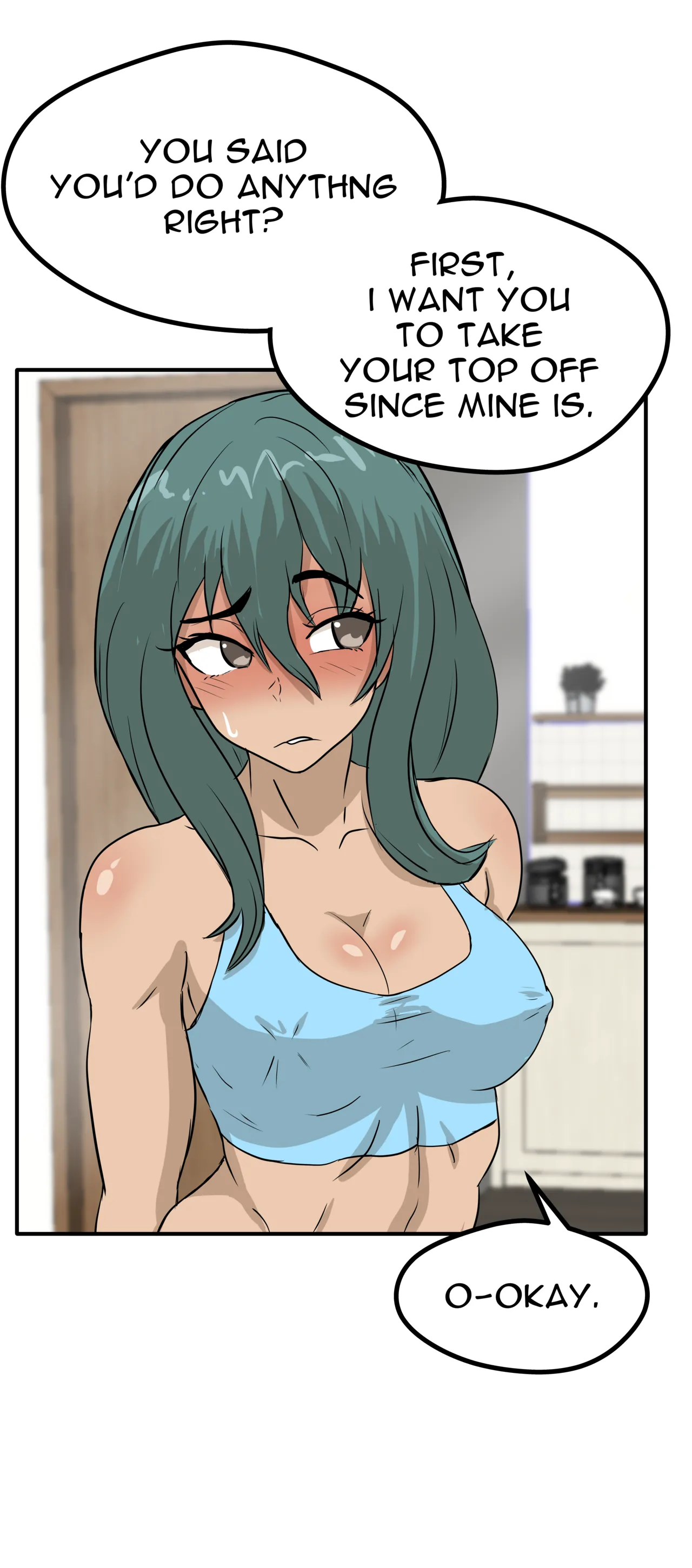 Alex and Danny's Weight Training Mishap! FINAL page 111 original parody - yuri kissing hentai manga - read online free