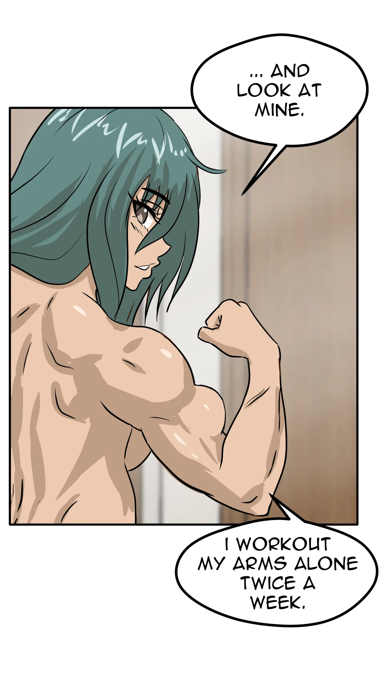 Alex and Danny's Weight Training Mishap! FINAL page 122 original parody - kissing females only hentai manga - read online free