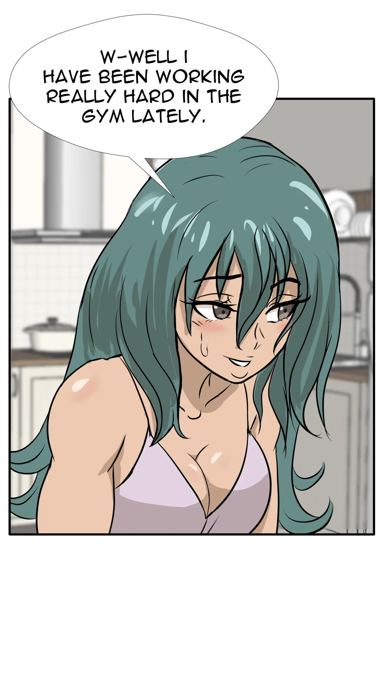 Alex and Danny's Weight Training Mishap! FINAL page 44 original parody - yuri kissing hentai manga - read online free