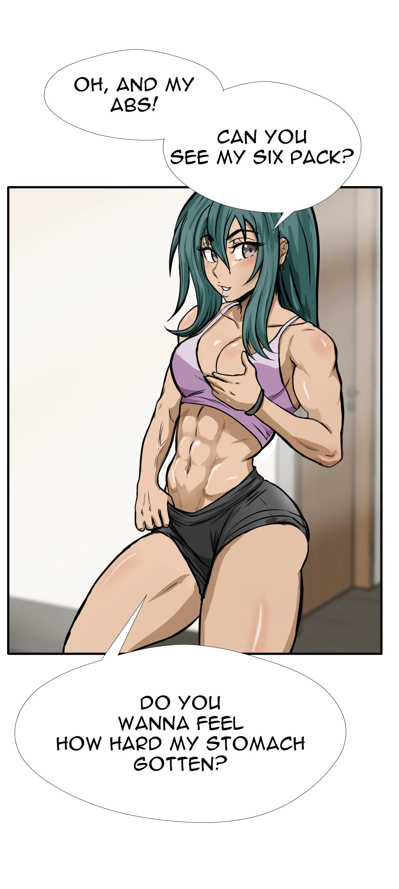 Alex and Danny's Weight Training Mishap! FINAL page 46 original parody - yuri kissing hentai manga - read online free