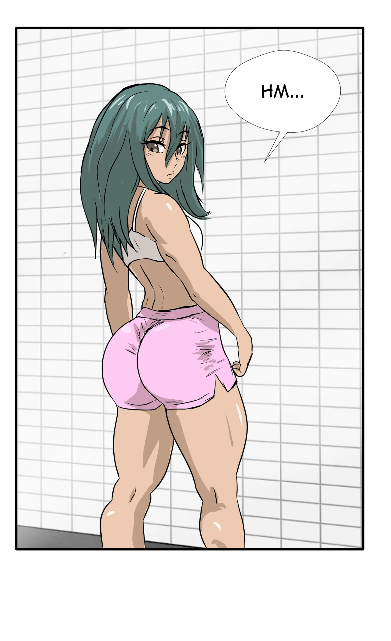 Alex and Danny's Weight Training Mishap! FINAL page 54 original parody - yuri kissing hentai manga - read online free