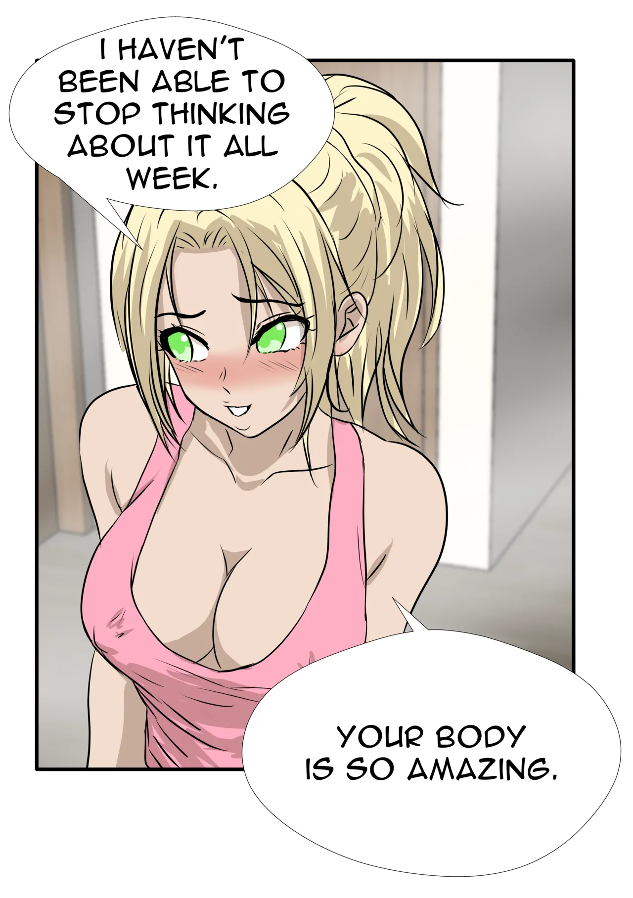 Alex and Danny's Weight Training Mishap! FINAL page 87 original parody - yuri kissing hentai manga - read online free