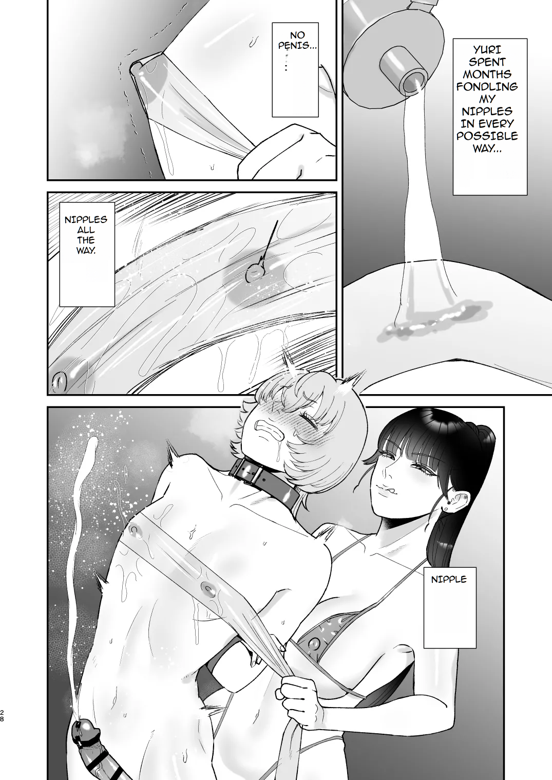 Mazo Ga Daikoubutsu Na Oneesan No Chikubi Choukyou page 28 original parody - sole female sole male hentai manga - read online free
