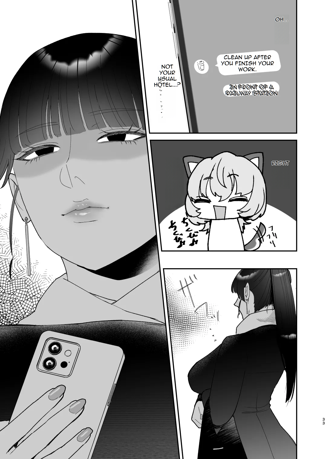 Mazo Ga Daikoubutsu Na Oneesan No Chikubi Choukyou page 33 original parody - sole female sole male hentai manga - read online free