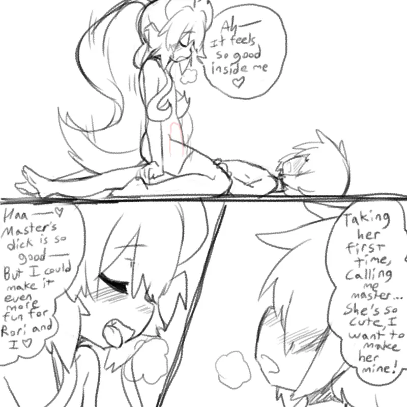 NTR Comic page 34 original parody - demon girl netorare hentai manga - read online free