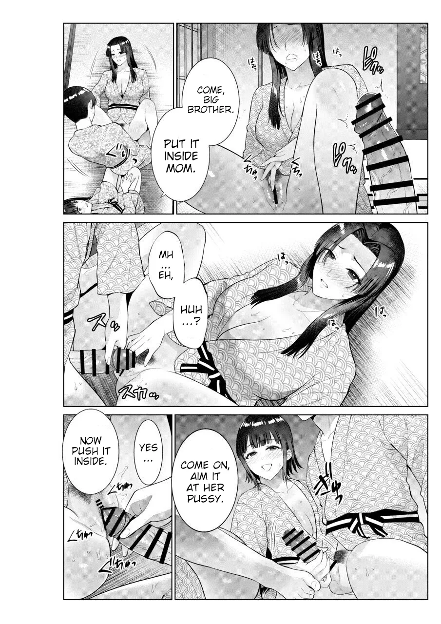 Ryokan de Oyakodon | Sex with Mother and Sister at a Ryokan page 25 original parody - handjob milf hentai manga - read online free