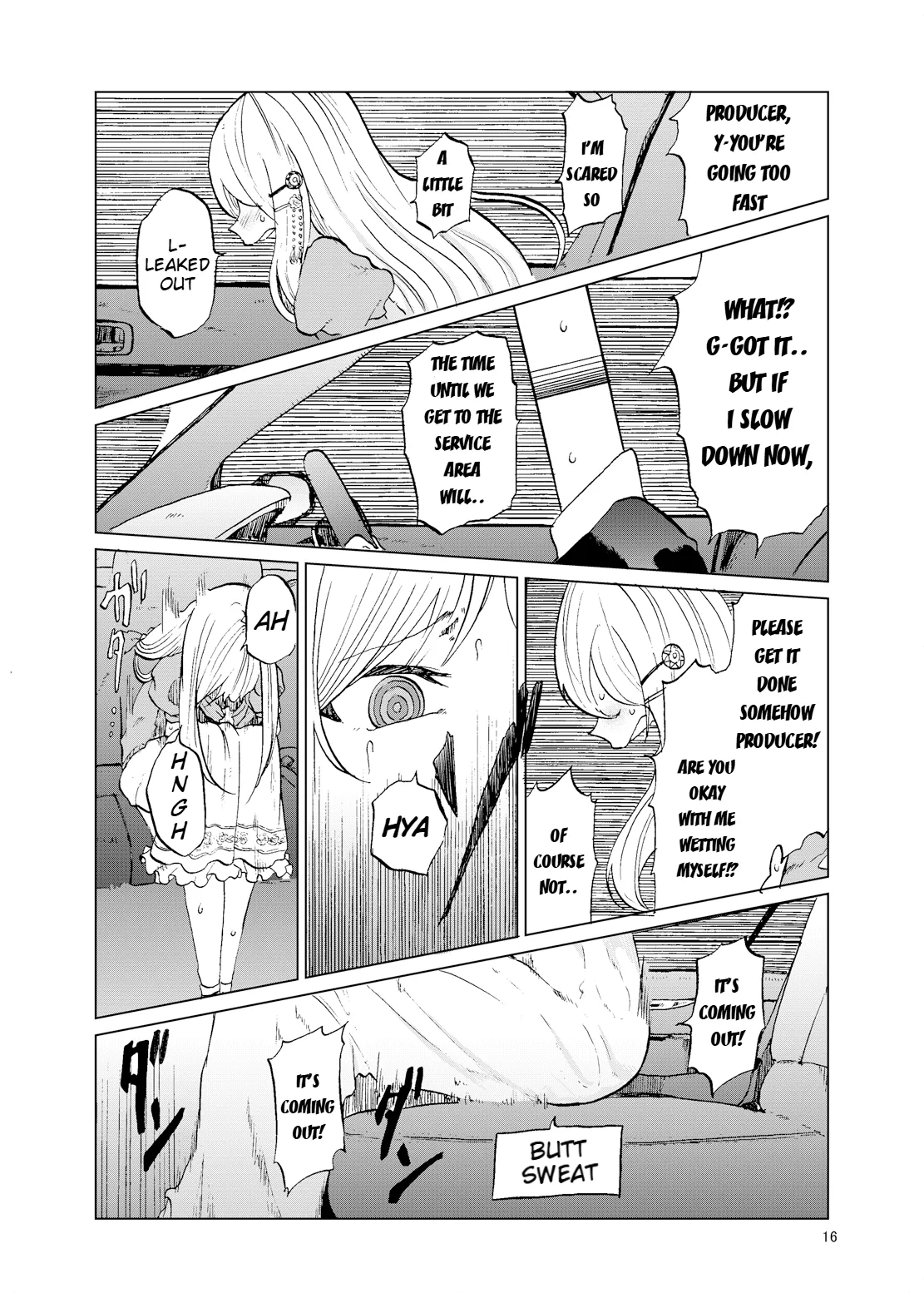 TOILET side：tsumugi page 14 featuring producer the idolmaster parody - urination sole male hentai manga - read online free