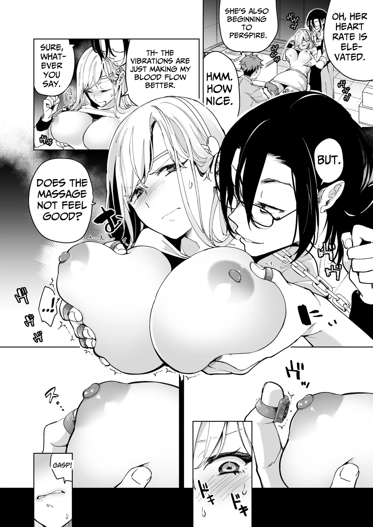 [Face Look Ponpon (Mogiri Ochigi)] Ai Gangu no Onna ~Tokumei Kaihatsu-bu no Otoko Futari ni Gangu ni Sarete Rinri ga Houkai~ | Turned into a Sex Toy?! Goodbye Morals!! Product Testing for the Secret R&D Department [English] [Kabedon] page 32 original parody - sole female rough translation hentai manga - read online free