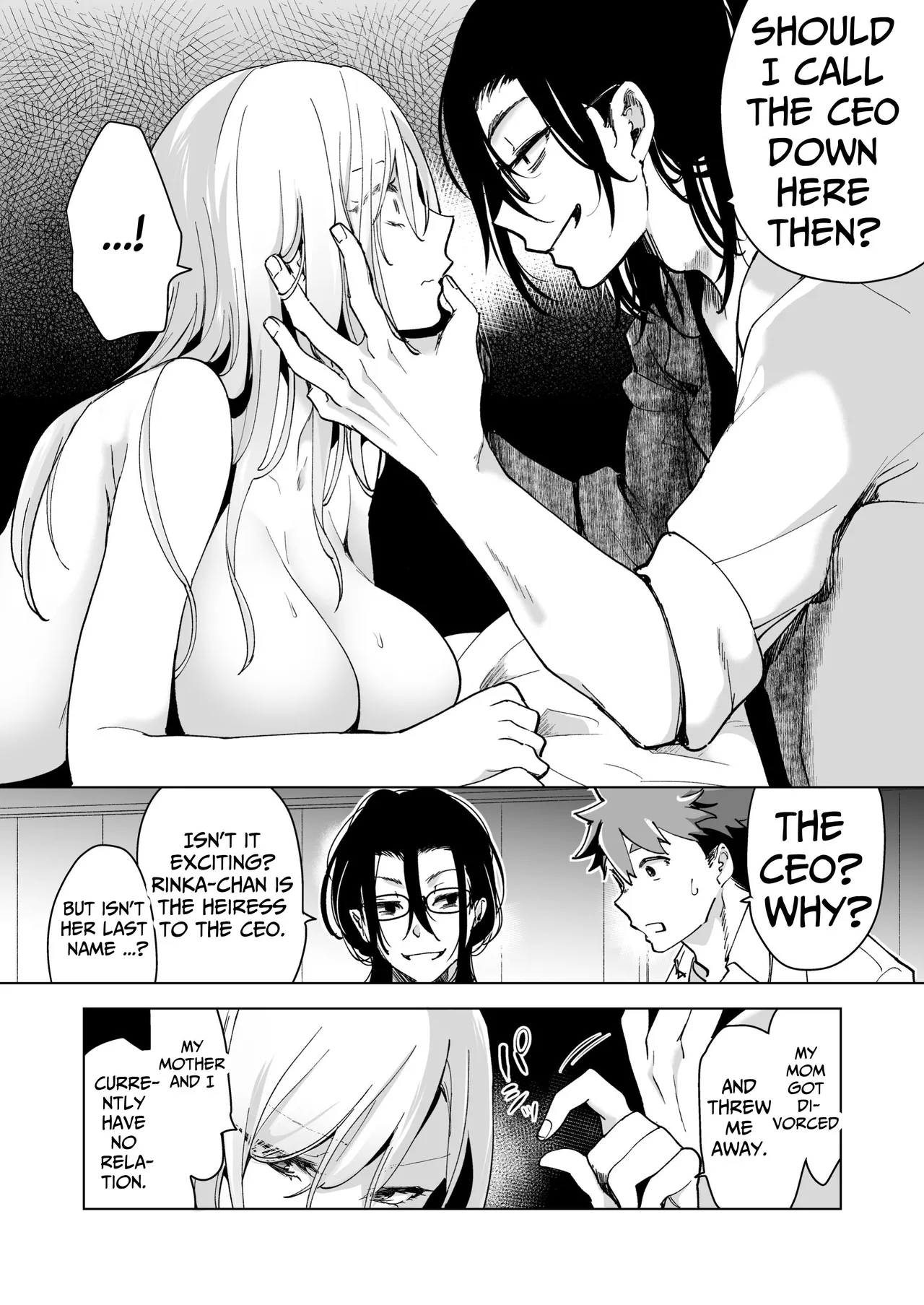 [Face Look Ponpon (Mogiri Ochigi)] Ai Gangu no Onna ~Tokumei Kaihatsu-bu no Otoko Futari ni Gangu ni Sarete Rinri ga Houkai~ | Turned into a Sex Toy?! Goodbye Morals!! Product Testing for the Secret R&D Department [English] [Kabedon] page 82 original parody - big breasts mmf threesome hentai manga - read online free