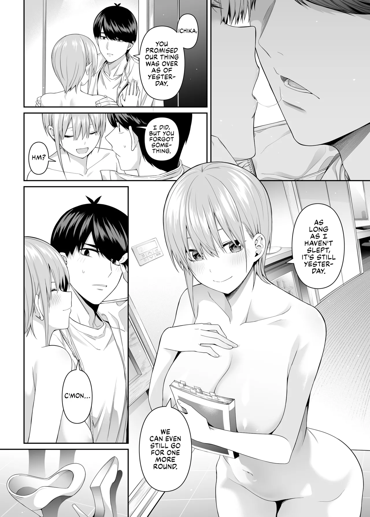 1/5 no Renai Kanjou | A Fifth of Romance page 83 featuring ichika nakano gotoubun no hanayome parody - squirting kissing hentai manga - read online free