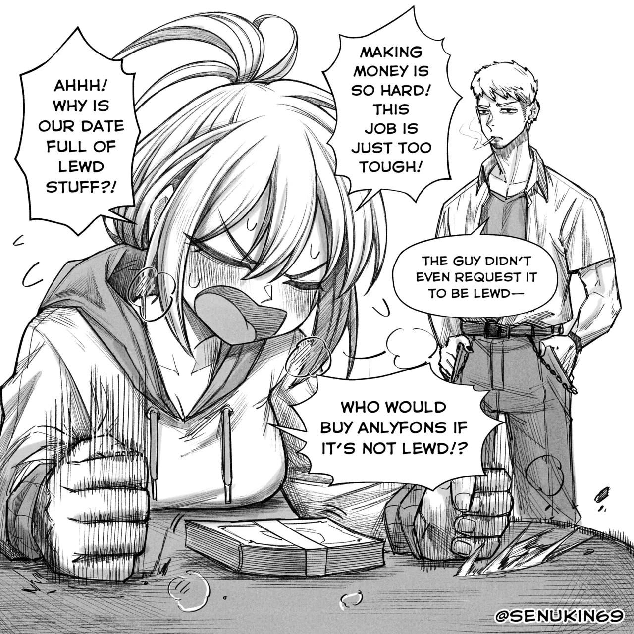 My friend's AnlyFons #1-2 page 23 - big breasts prostitution hentai manga - read online free