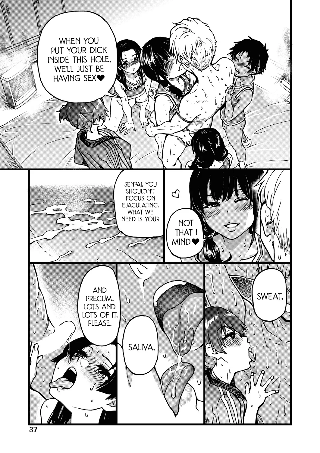 Koko Kara Saki wa Sex Desu!! (Boku no Seieki de Honpuku Kaiyu!!) Ch. 1-10 [English] page 143 - full censorship big penis hentai manga - read online free