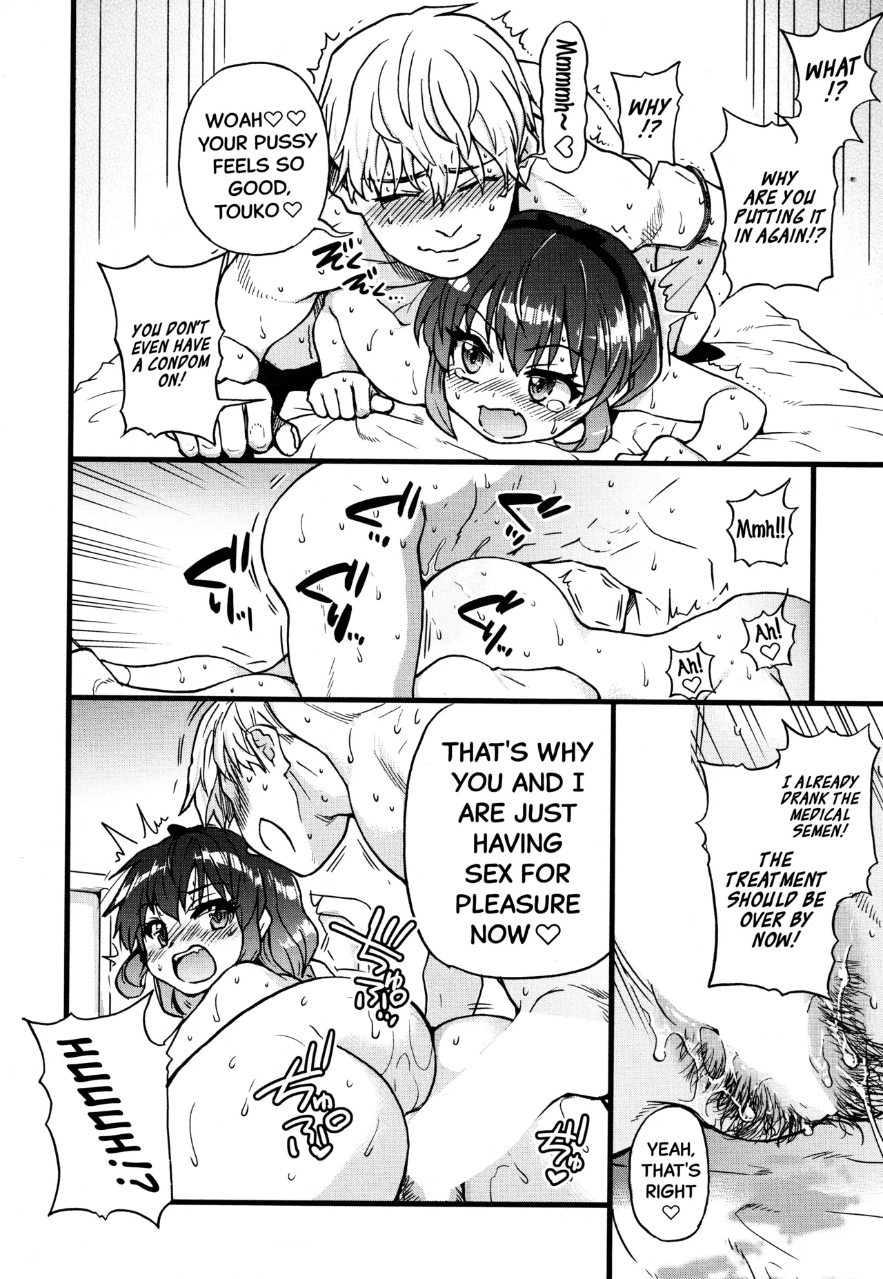 Koko Kara Saki wa Sex Desu!! (Boku no Seieki de Honpuku Kaiyu!!) Ch. 1-10 [English] page 41 - full censorship big penis hentai manga - read online free