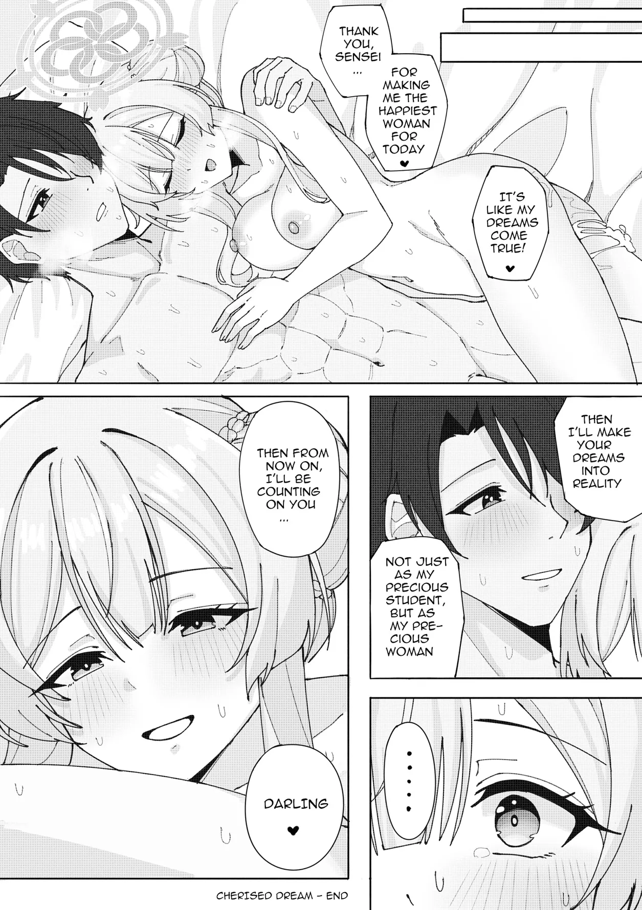 Cherised Dream page 34 featuring mimori mizuha blue archive parody - sole female sole male hentai manga - read online free