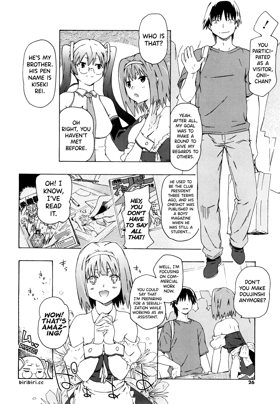 Imouto wa Doujin Shoujo Cosplay Kei page 26 - sole male nakadashi hentai manga - read online free