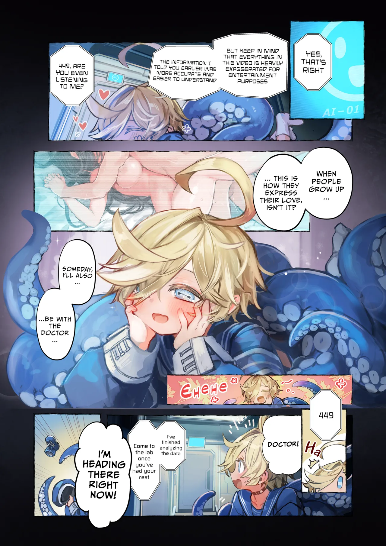[KOMOTA] Re;BAKE ~Hakase! Boku to Koubi Shimashou!~ | Doctor let's make love [English] [COHQ] - Page 8