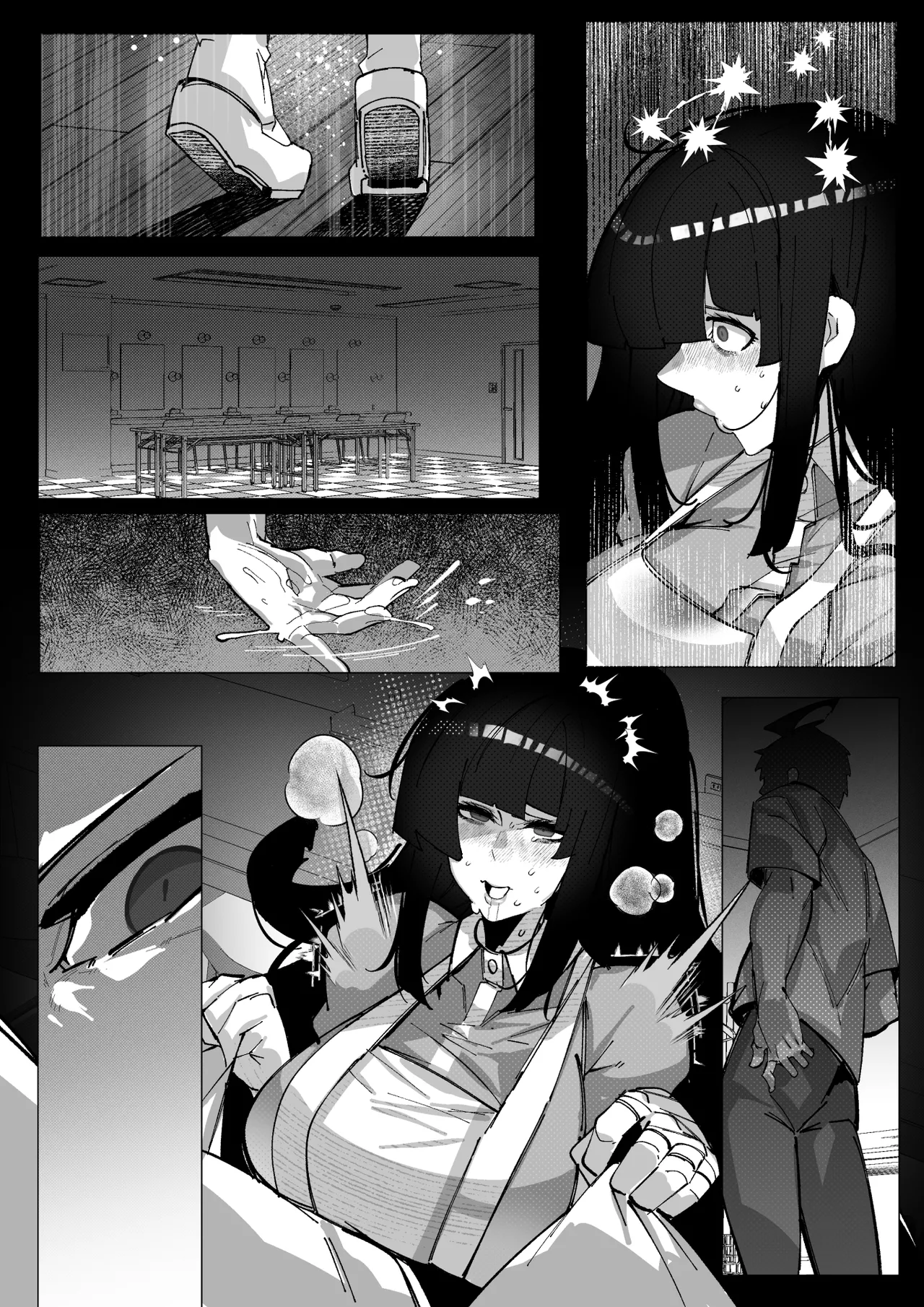 Mioboe ga Aru Kakkou no Onnanoko ga Hamerareru dake no Hanashi page 12 original parody - big breasts ahegao hentai manga - read online free