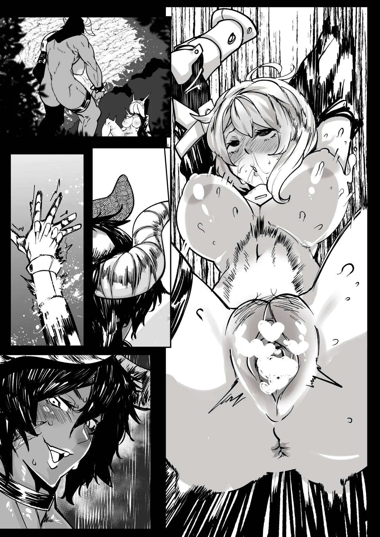 Boukensha-chan to Monster Girl page 20 original parody - big breasts dark skin hentai manga - read online free