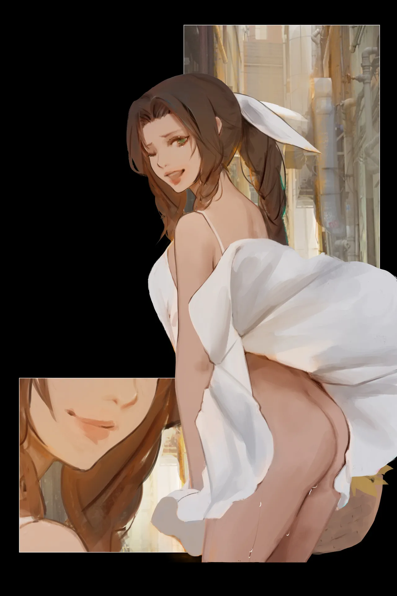 The secret garden on the corner - Flower girl ver. page 16 featuring aerith gainsborough final fantasy vii parody - full color big breasts hentai manga - read online free