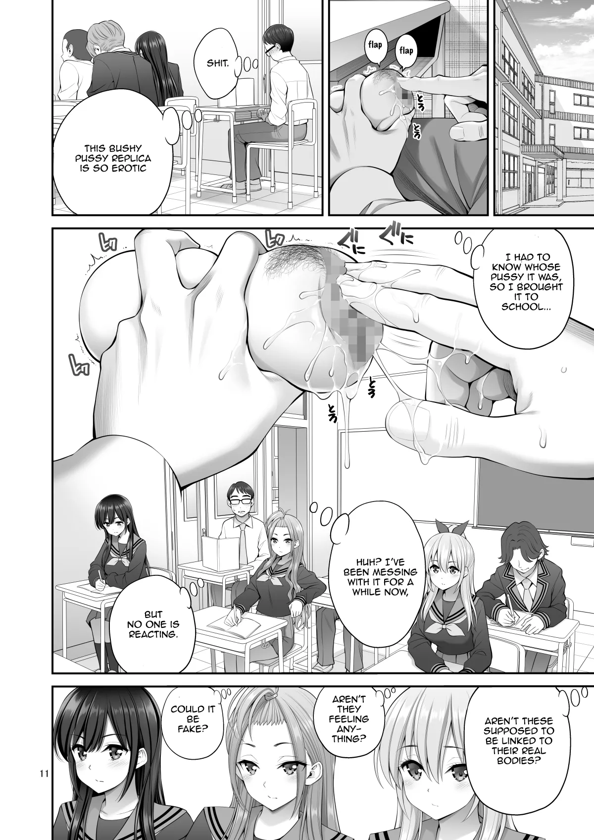 [Popochichi (Yahiro Pochi)] Fukusei Manko 2~ Majime na Manko Hen~ | Replica Pussy 2 ~The Straight-Laced Pussy Edition~ [English] [Aishi21] [Digital] page 11 original parody - squirting kissing hentai manga - read online free