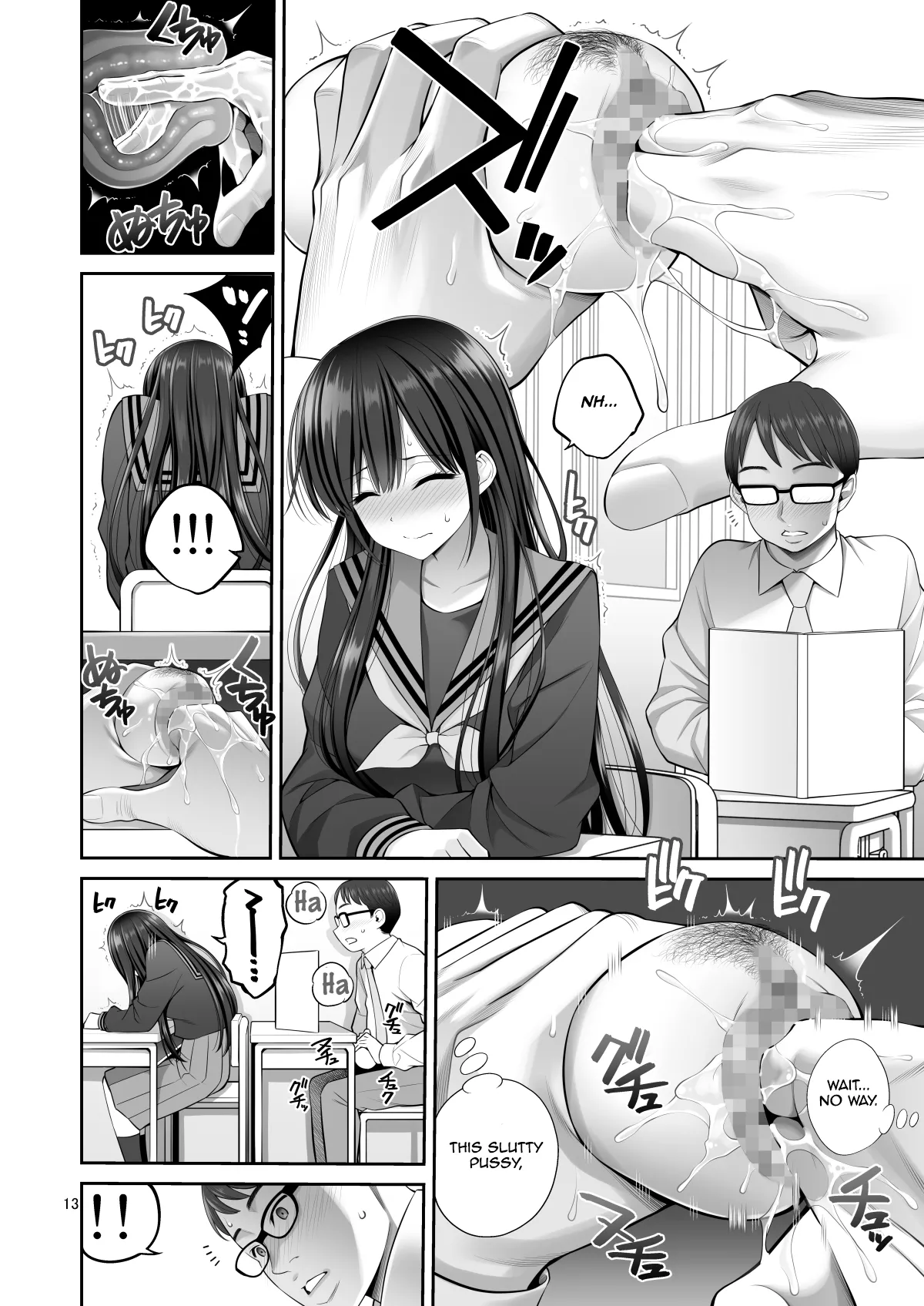 [Popochichi (Yahiro Pochi)] Fukusei Manko 2~ Majime na Manko Hen~ | Replica Pussy 2 ~The Straight-Laced Pussy Edition~ [English] [Aishi21] [Digital] page 13 original parody - sole female sole male hentai manga - read online free