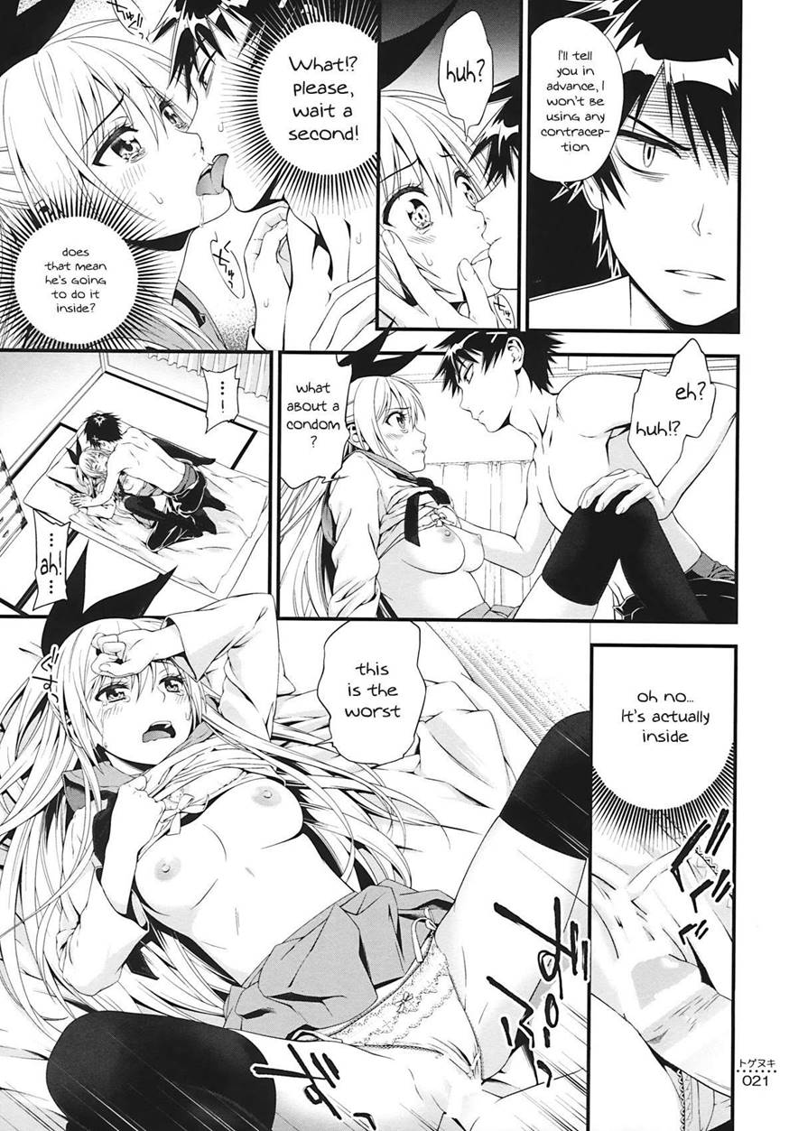 Togenuki page 18 featuring chitoge kirisaki nisekoi parody - schoolboy uniform schoolgirl uniform hentai manga - read online free
