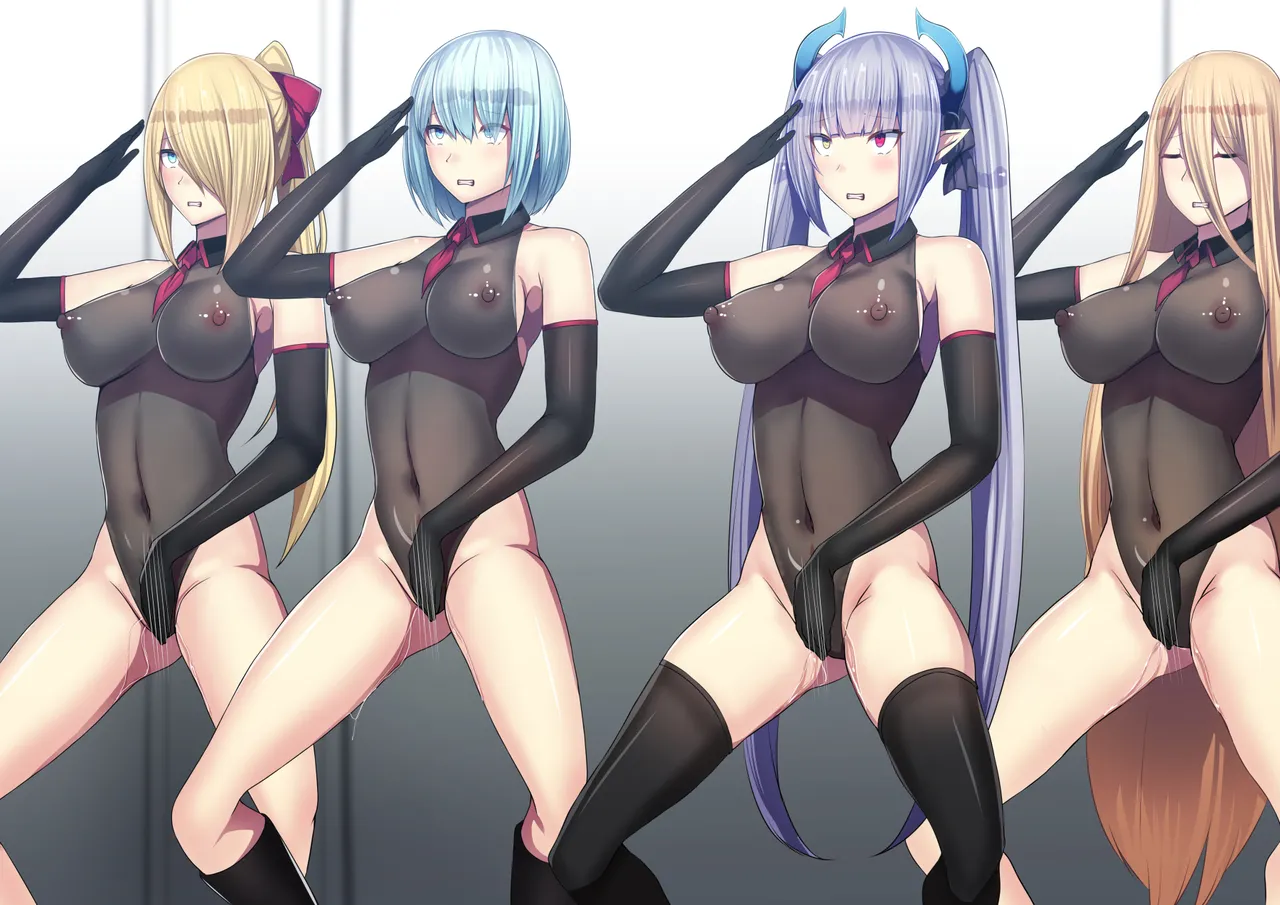 Senki Bad End Gaiden Sennou Haiboku shita Heroine no Matsuro- page 161 original parody - multi-work series blowjob hentai manga - read online free