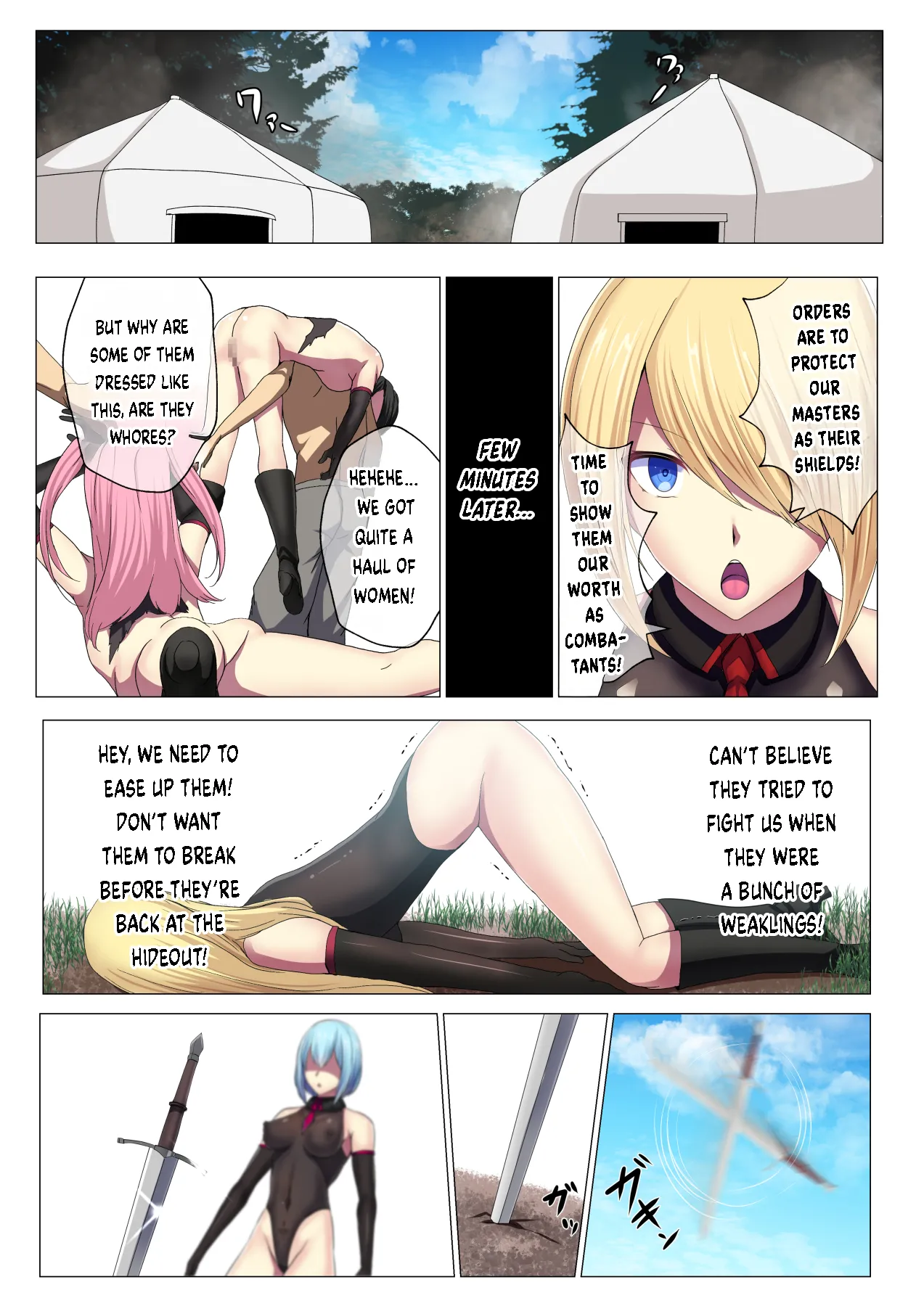 Senki Bad End Gaiden Sennou Haiboku shita Heroine no Matsuro- page 35 original parody - piercing pregnant hentai manga - read online free