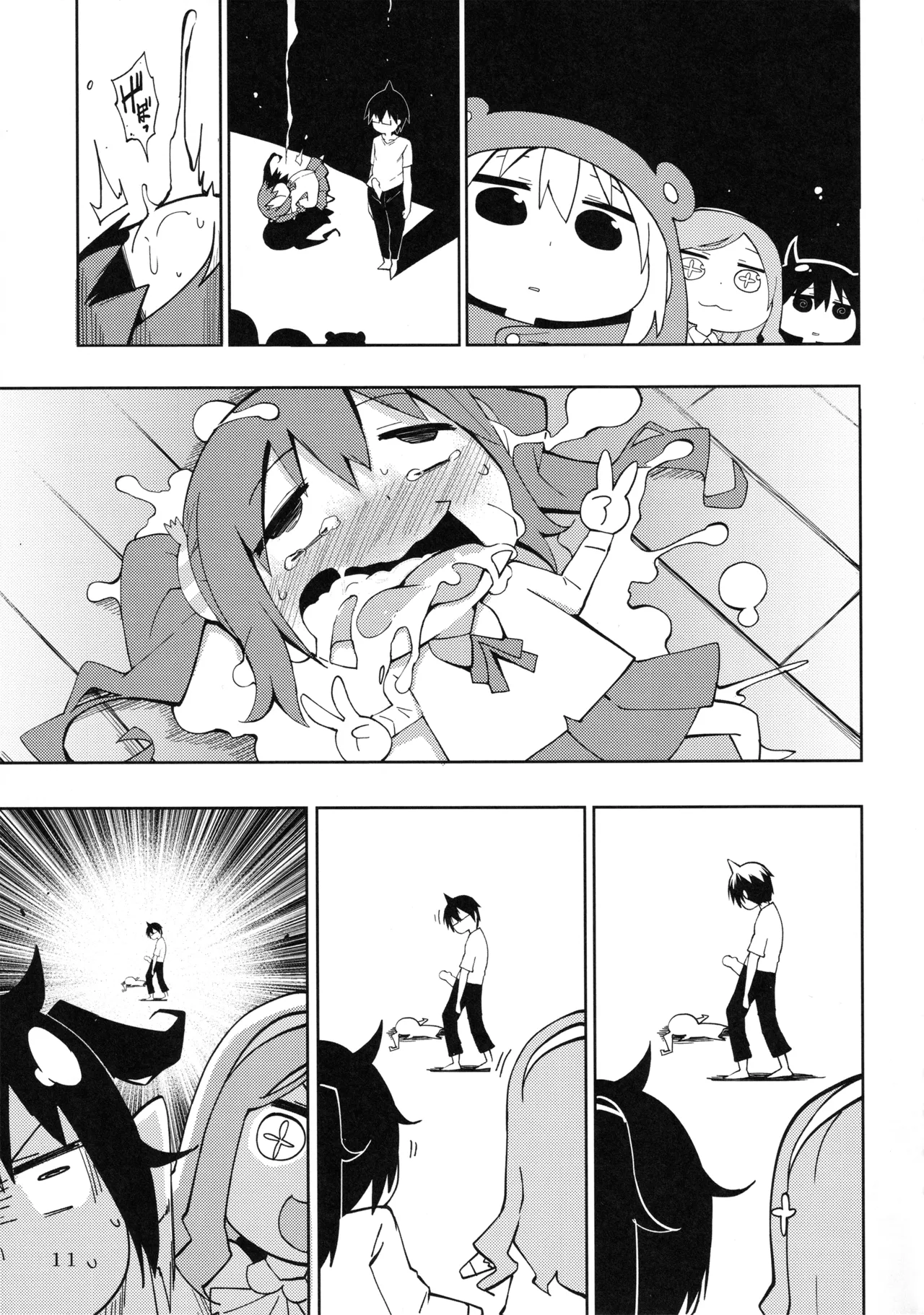 UMR! Hi!x2 Tenga ja Nai yo! Umaru-chan Sex! page 12 featuring sylphynford tachibana himouto umaru-chan parody - sole male blowjob hentai manga - read online free