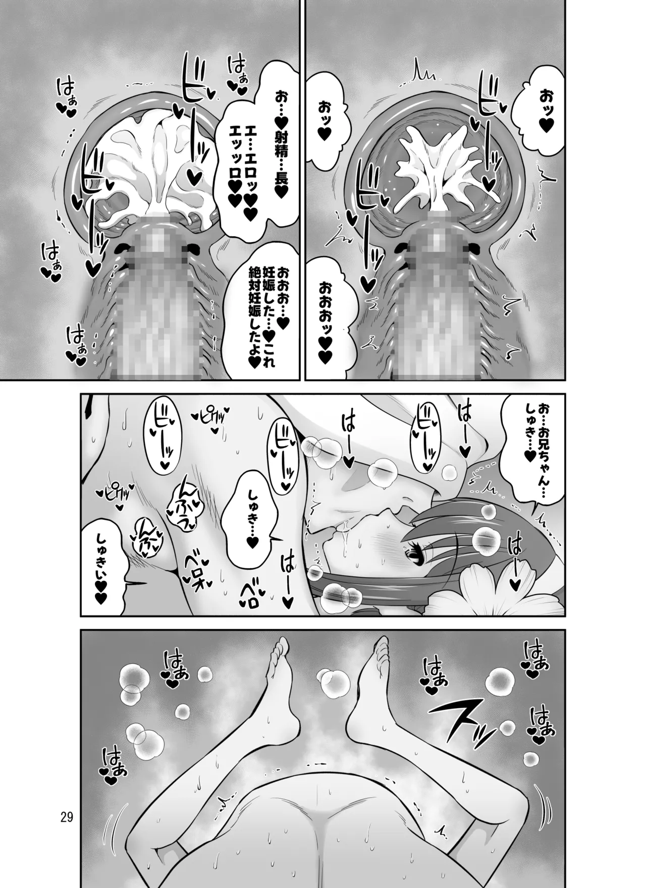 Kyonyuu Ohogoe Imouto Shudou Hairanbi Kyosei Nakadashi Sex page 29 original parody - sole female sole male hentai manga - read online free