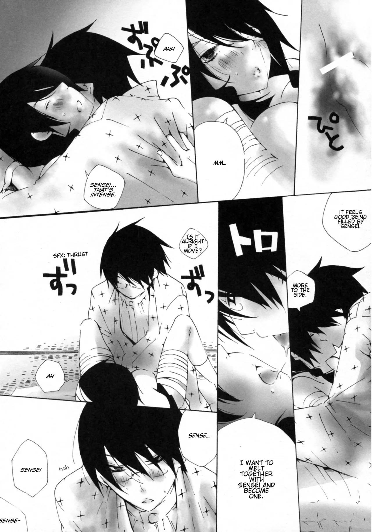 Shoujo Wa Shuiro No Yume O Miru | The Girl's Vermilion Dream page 11 featuring abiru kobushi sayonara zetsubou sensei parody - glasses blowjob hentai manga - read online free
