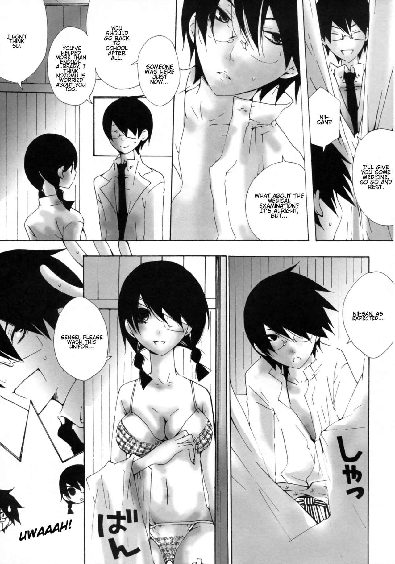 Shoujo Wa Shuiro No Yume O Miru | The Girl's Vermilion Dream page 18 featuring abiru kobushi sayonara zetsubou sensei parody - glasses blowjob hentai manga - read online free