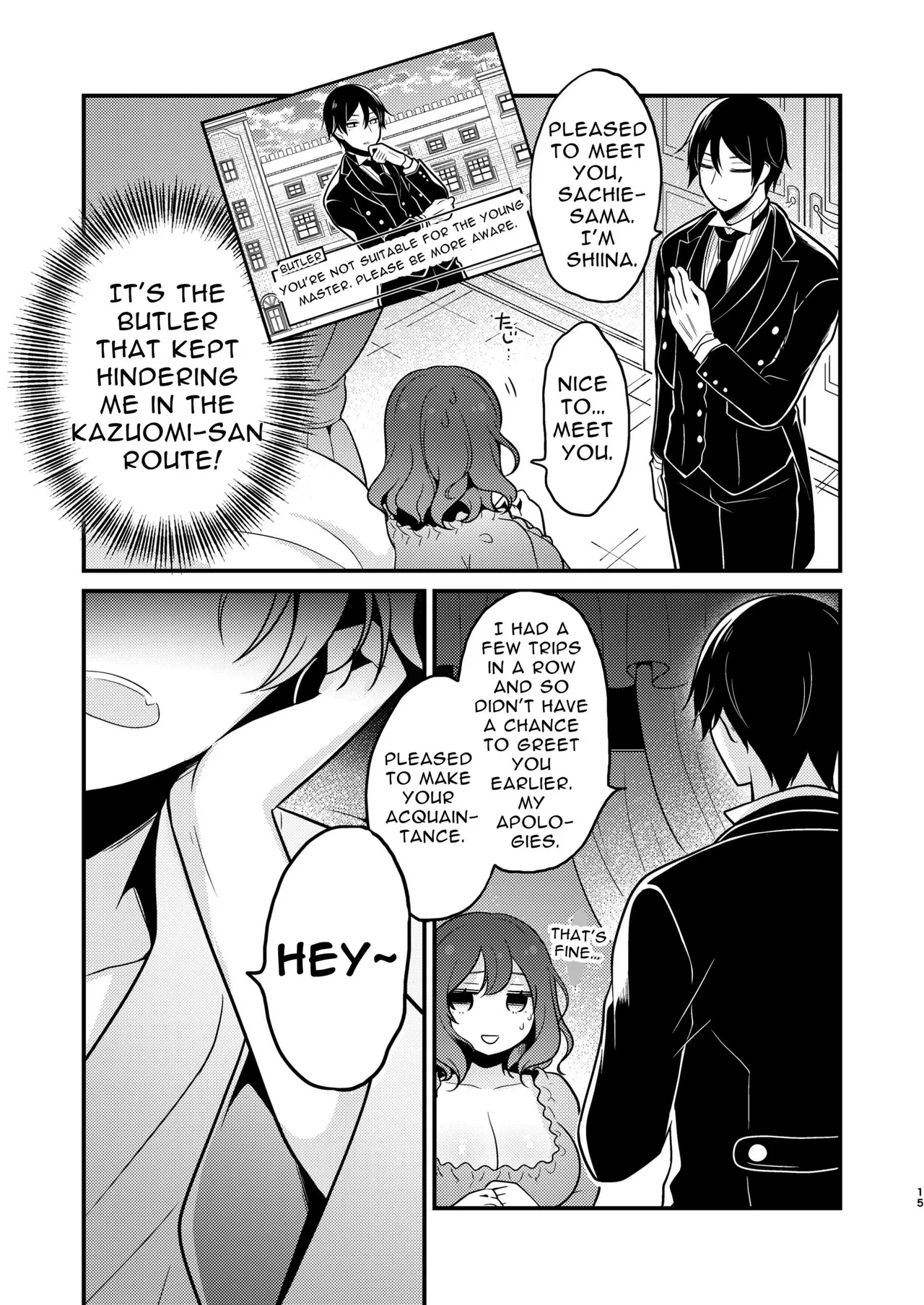 Tensei-saki no Fiancé wa NTR Zokusei Mochi deshita page 15 original parody - nakadashi big breasts hentai manga - read online free