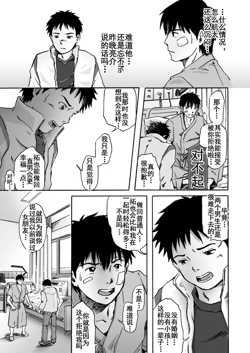 これが僕らの生きる道 我们的生存之道 Kore ga Bokura no Ikiru Michi page 12 original parody - anal yaoi hentai manga - read online free