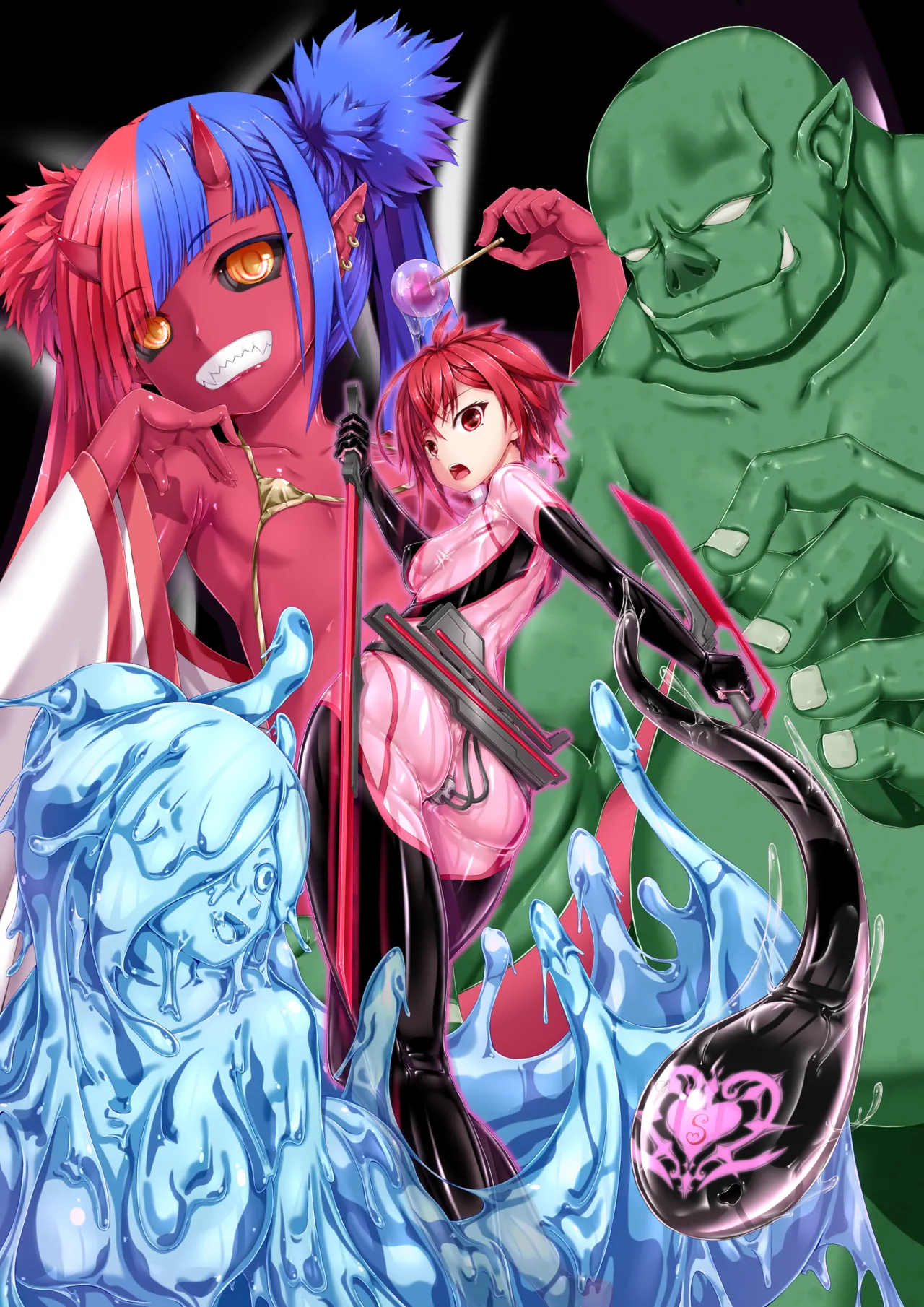 Maiden Blade Kurenai - Kutsujoku no Ningyou page 45 original parody - orc monster girl hentai manga - read online free