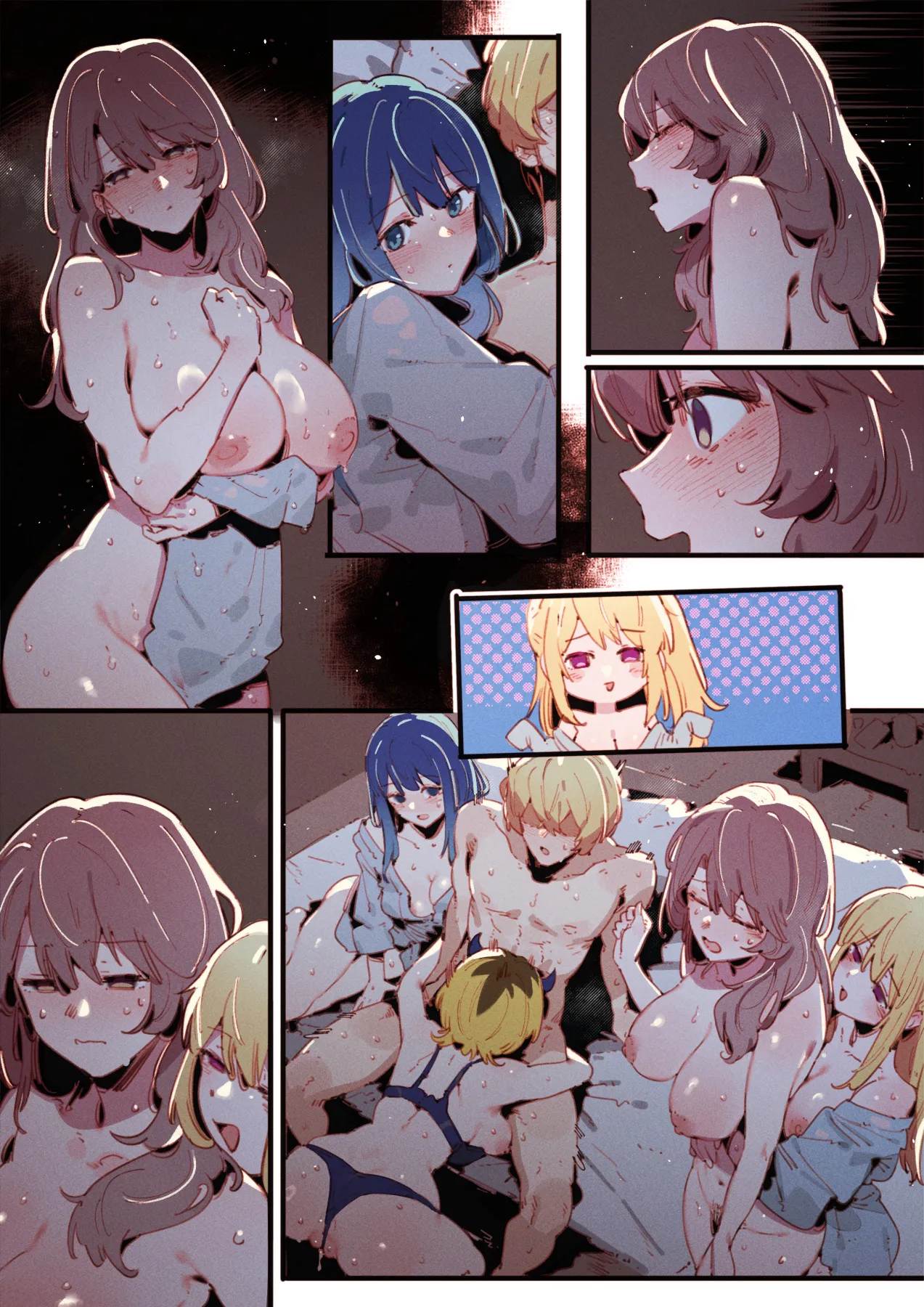 01-19_Akane &...😎🍆💢 & _Kana &...👒🍆💢 & Miyako page 93 featuring aqua hoshino oshi no ko parody - nakadashi full color hentai manga - read online free